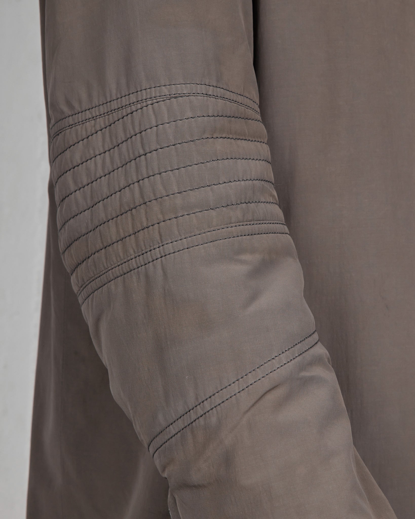 Helmut Lang Brown Astro Coat arm