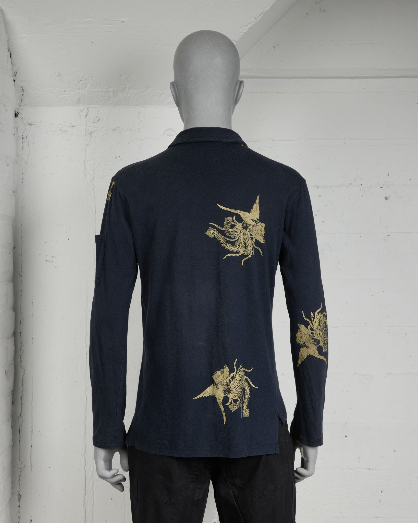 Helmut Lang Phoenix Polo Shirt back