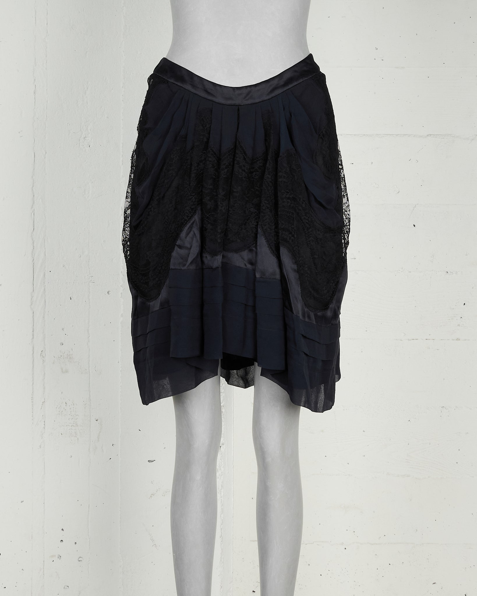Balenciaga Blue Silk Skirt - SS06