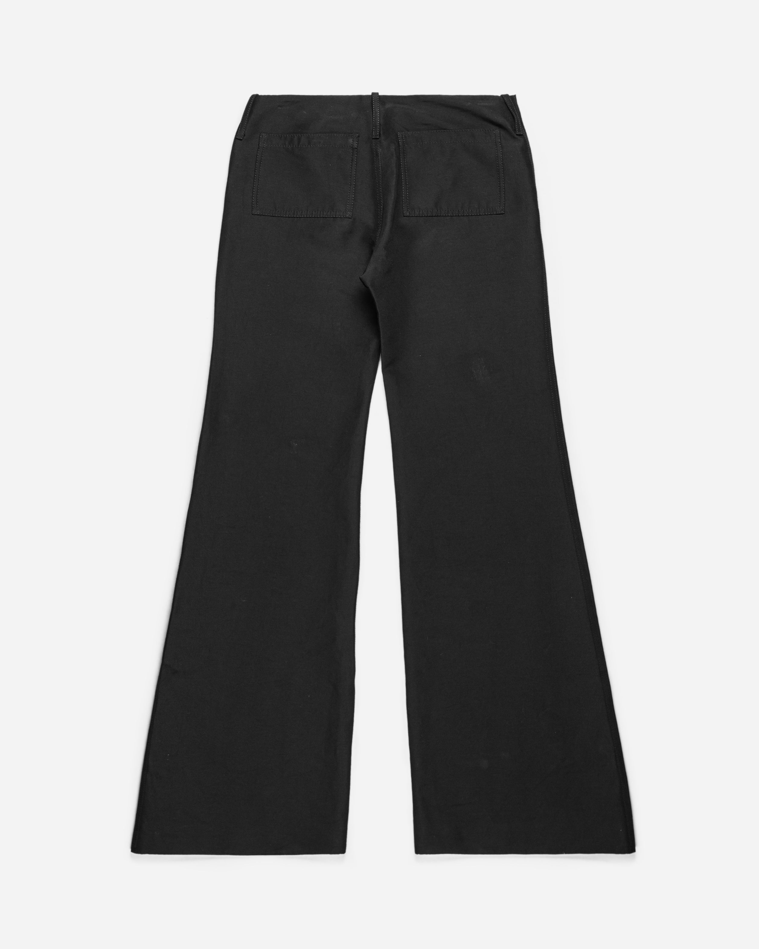 Balenciaga Cotton Silk Flared Trousers - SS08 - SILVER LEAGUE