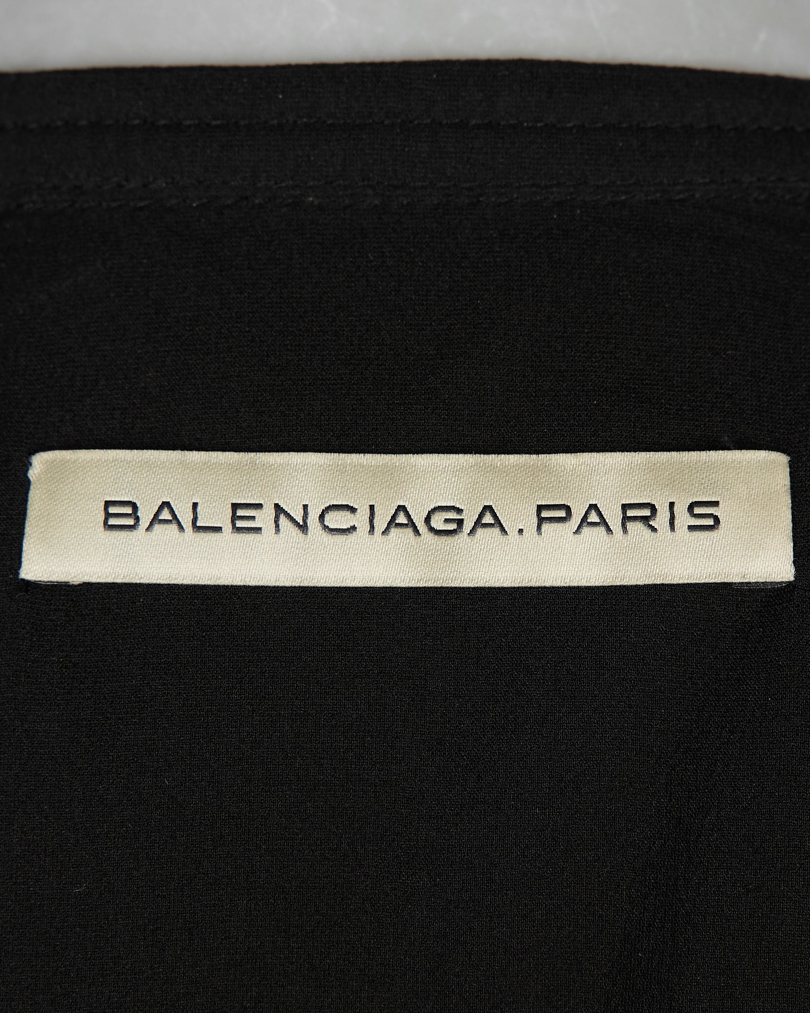 Balenciaga Silk-Blend Top - SS11 tag detail