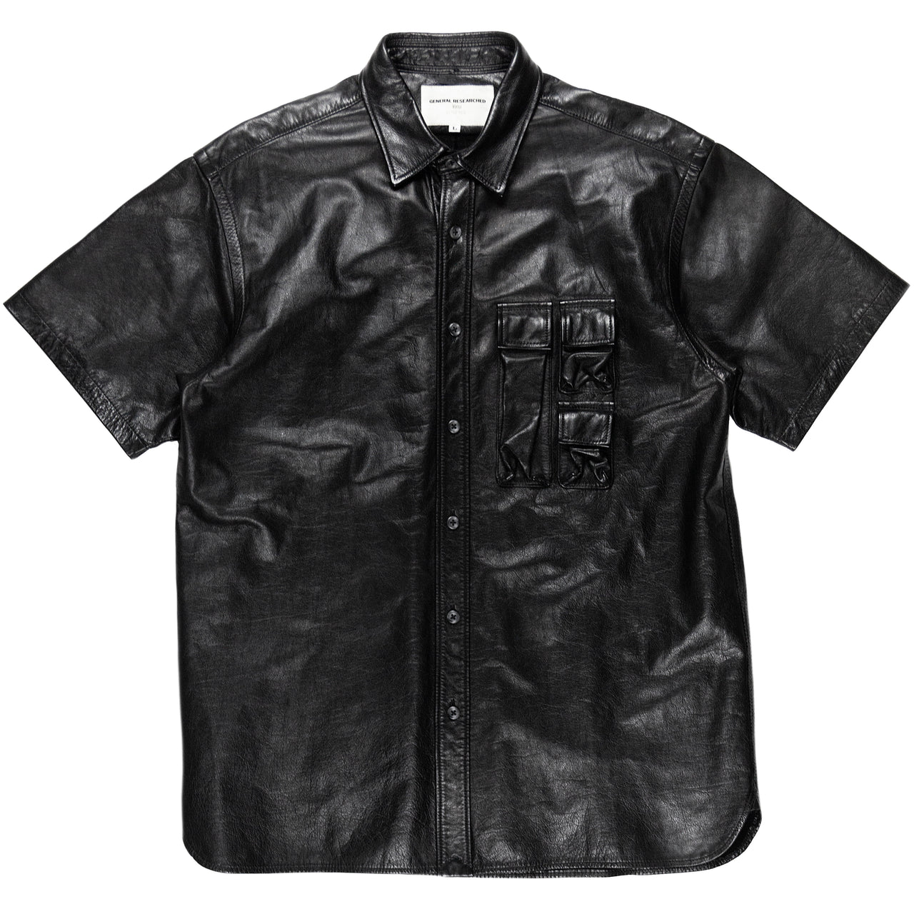 General Research Leather Cargo Pocket Mesh Shirt - 1999