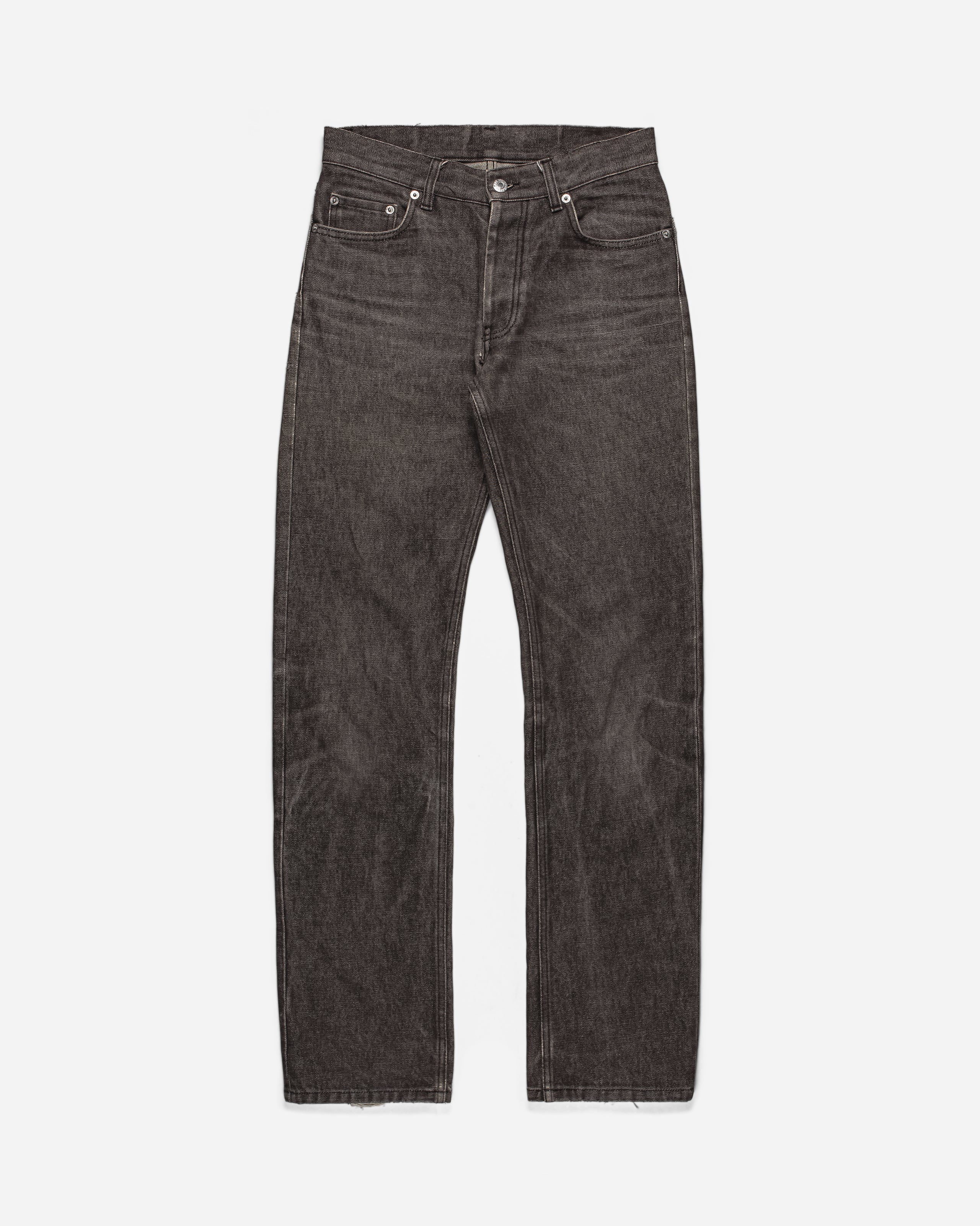 Helmut Lang Brown Denim Jeans - 1990s - SILVER LEAGUE