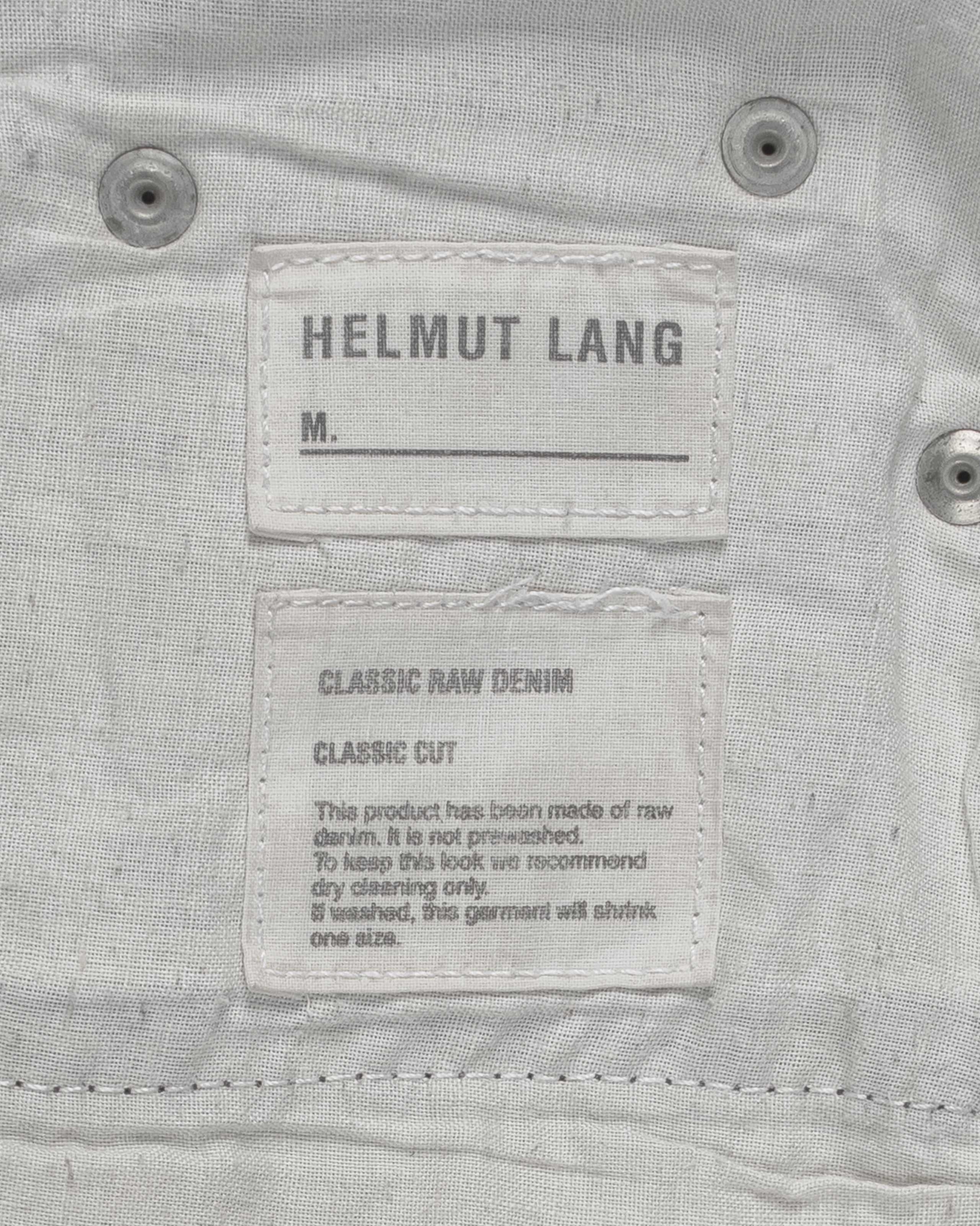 Helmut Lang Brown Denim Jeans - 1990s - SILVER LEAGUE