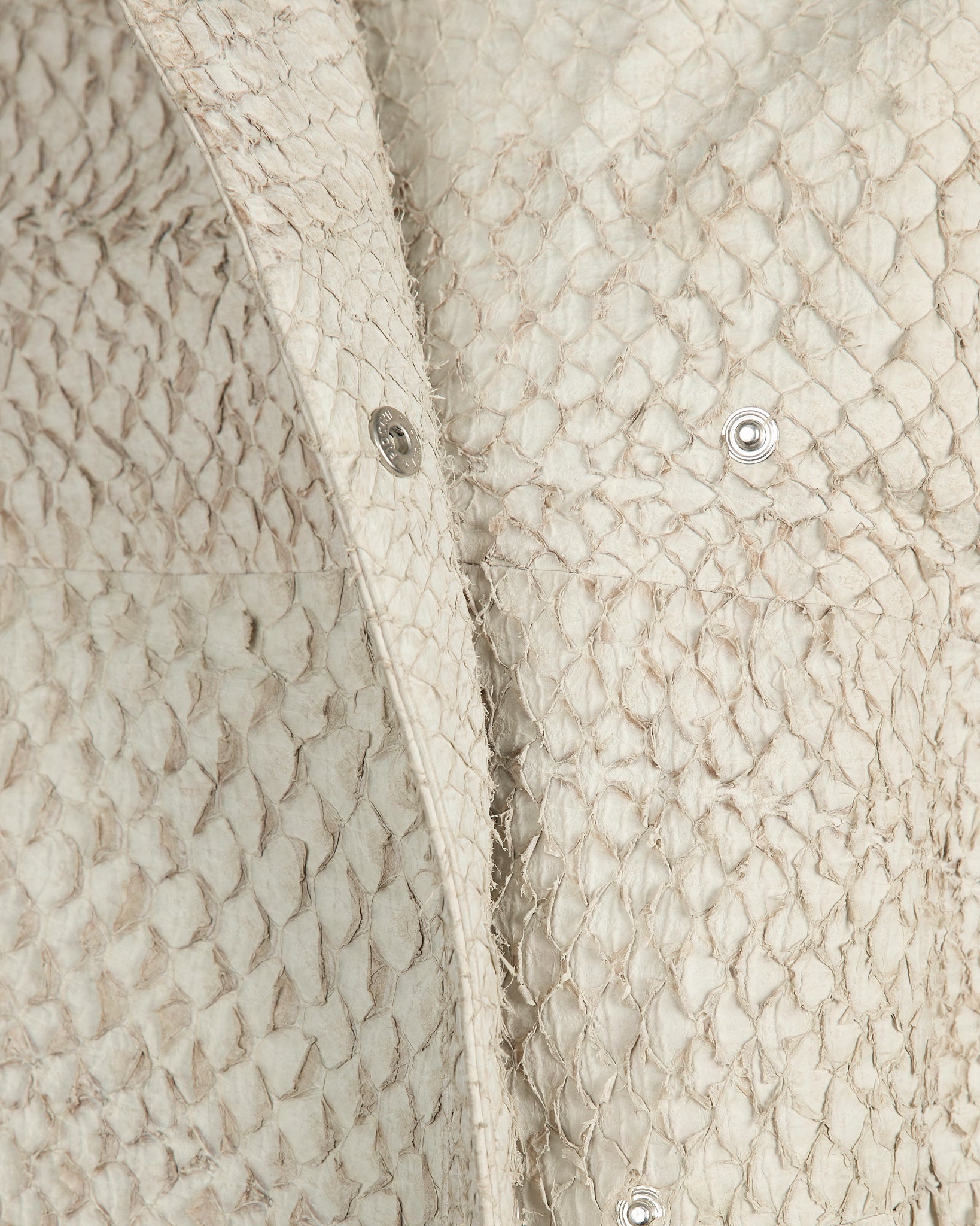 Helmut Lang Perch Skin Coat - SS02 detail photo