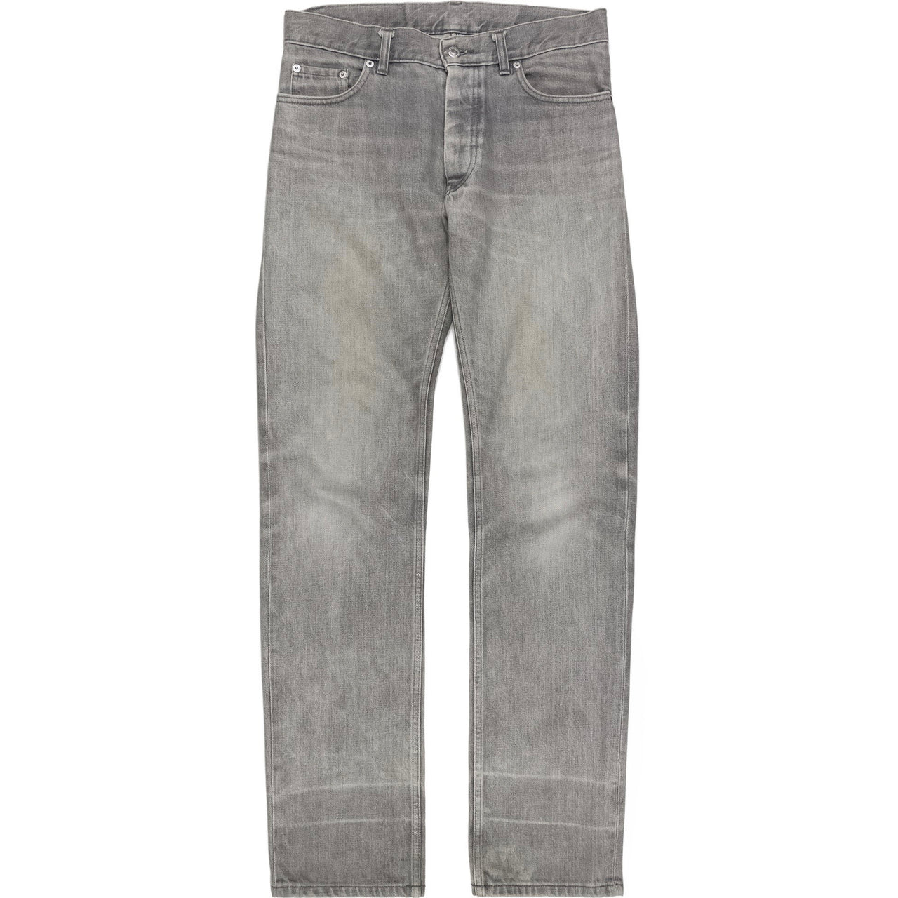 Helmut Lang Charcoal Grey Denim Jeans