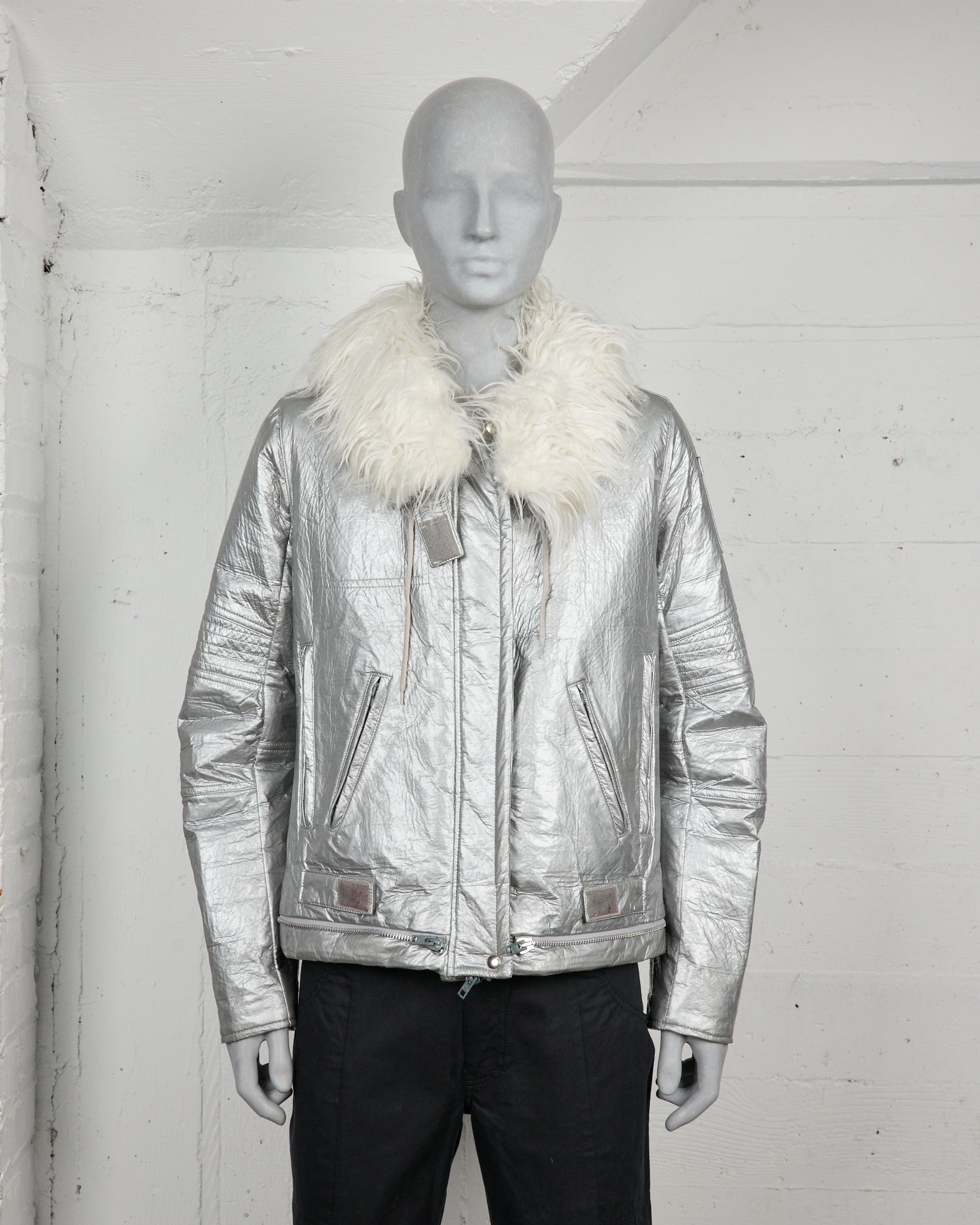 1999 HELMUT LANG astro biker coat-