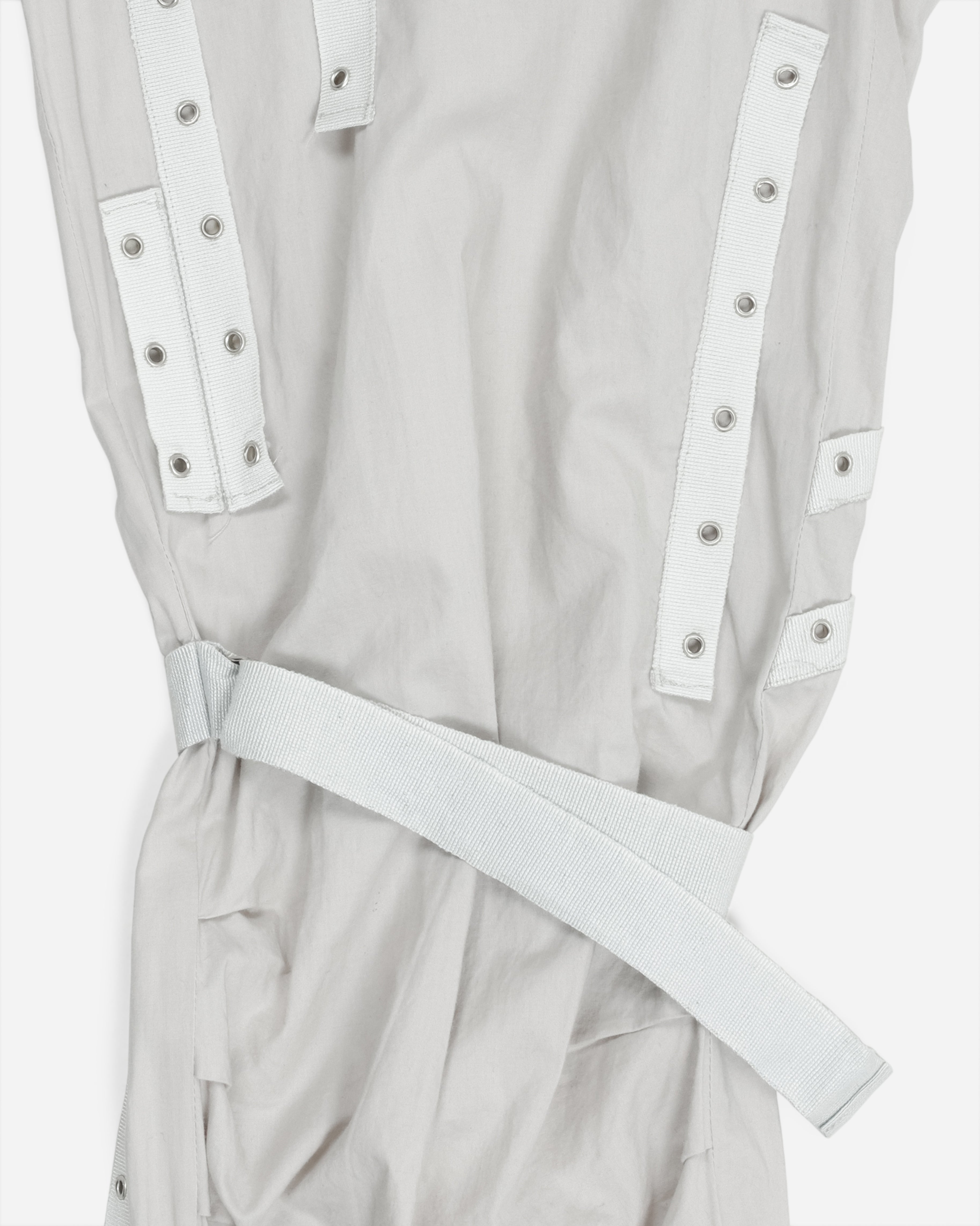 Hussein Chalayan Bondage Strap Zipper Pants - SS02 - SILVER LEAGUE