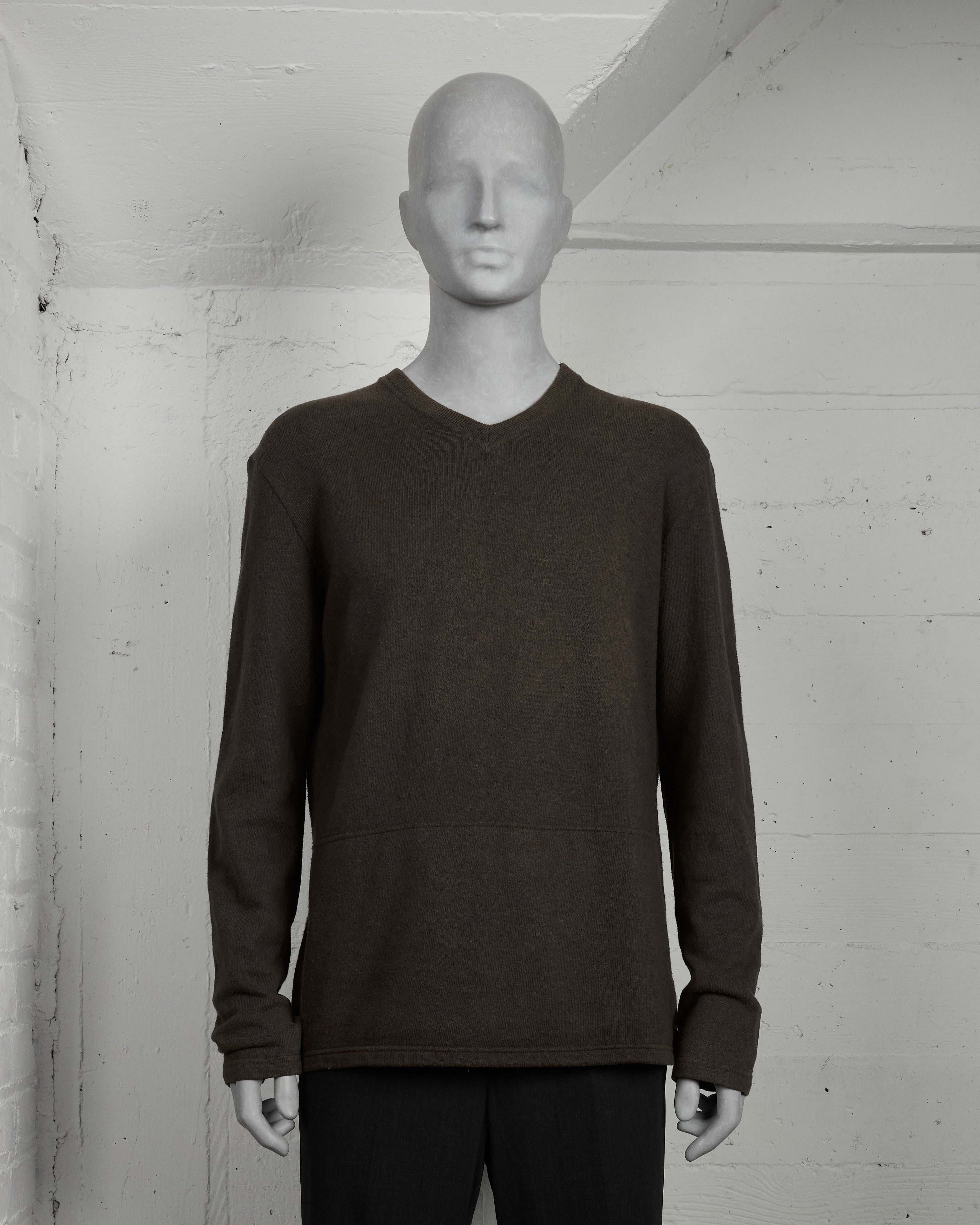 Hussein Chalayan Open Back V-Neck Sweater - AW03 