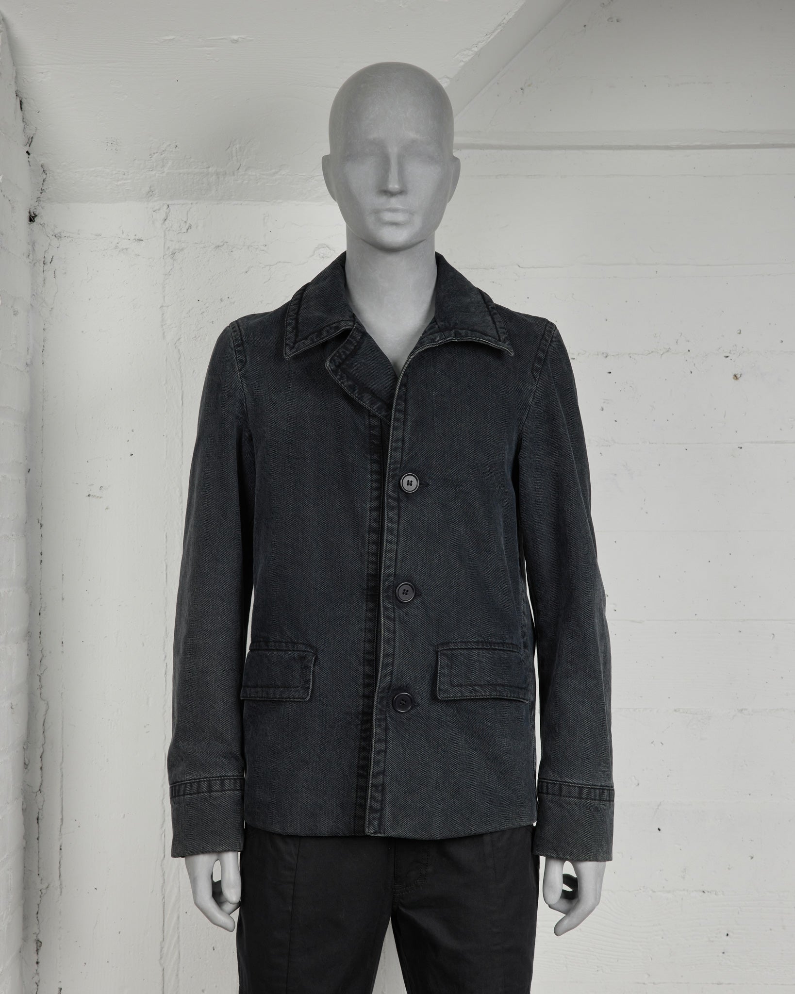 Hussein Chalayan Cotton Twill Chore Coat front