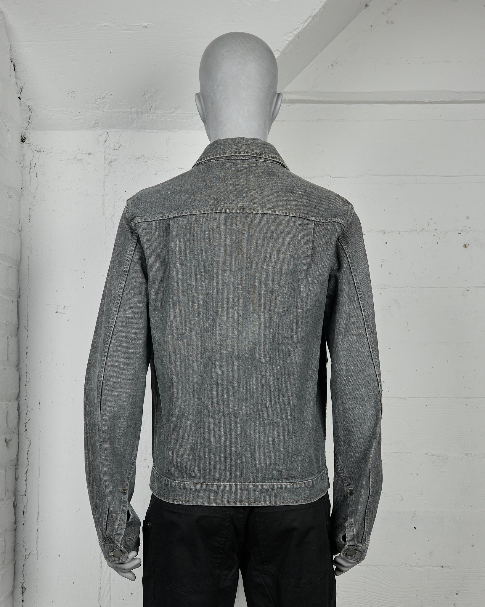 Hussein Chalayan Grey Walkman Trucker Jacket - AW04 