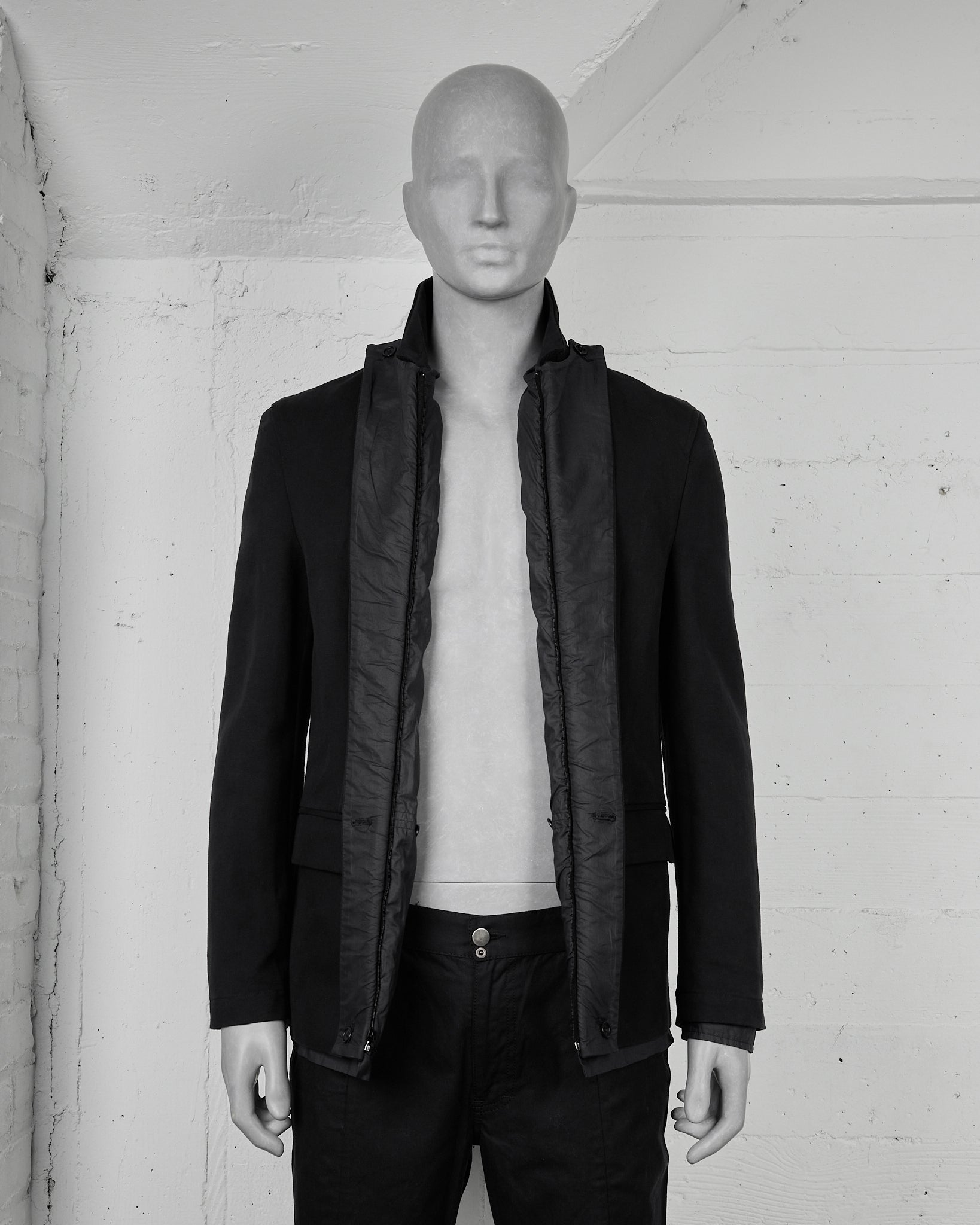 Hussein Chalayan Reversible Jacket - AW05 "In Shadows" open jacket detail