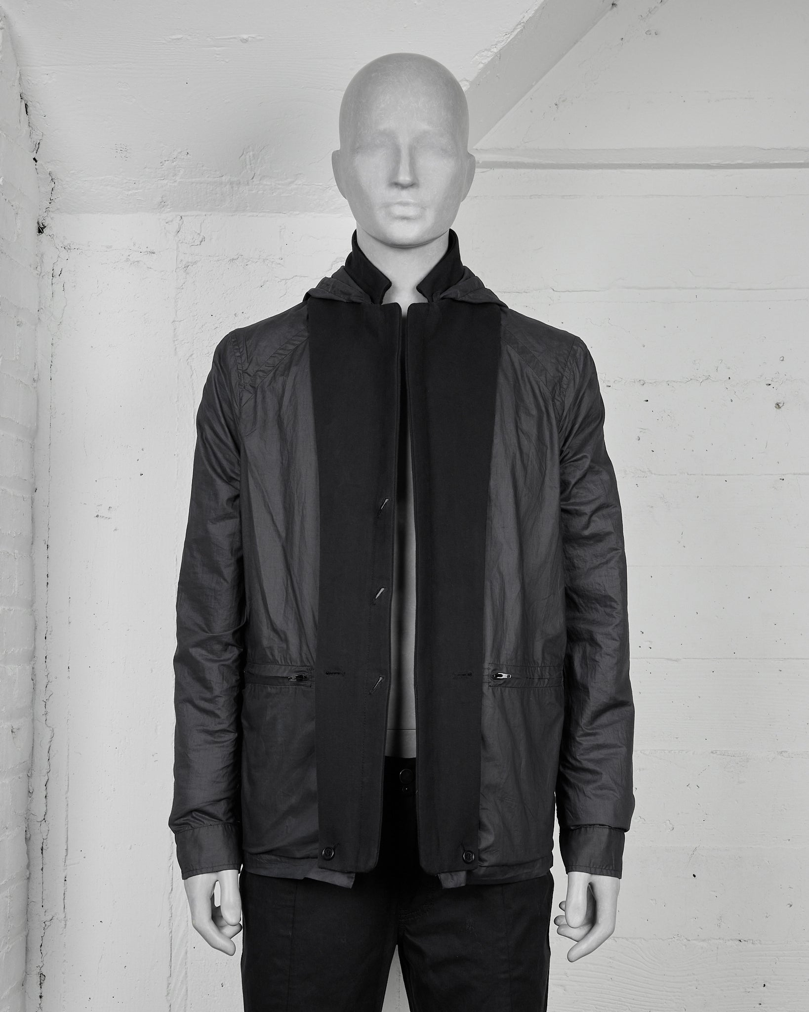 Hussein Chalayan Reversible Jacket - AW05 "In Shadows" open jacket detail 2
