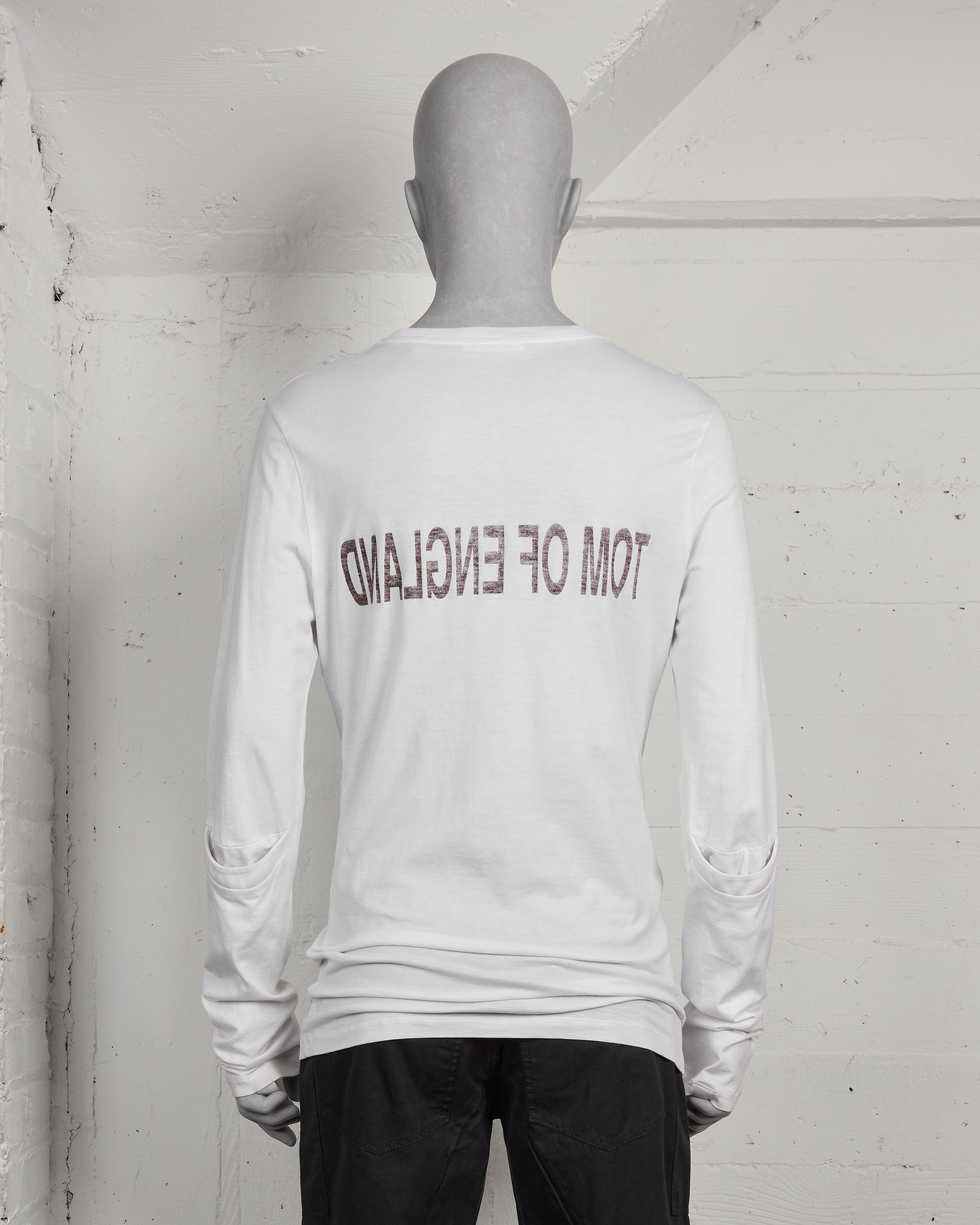 Helmut Lang “Tom of England” Long Sleeve Tee - SS04 - SILVER