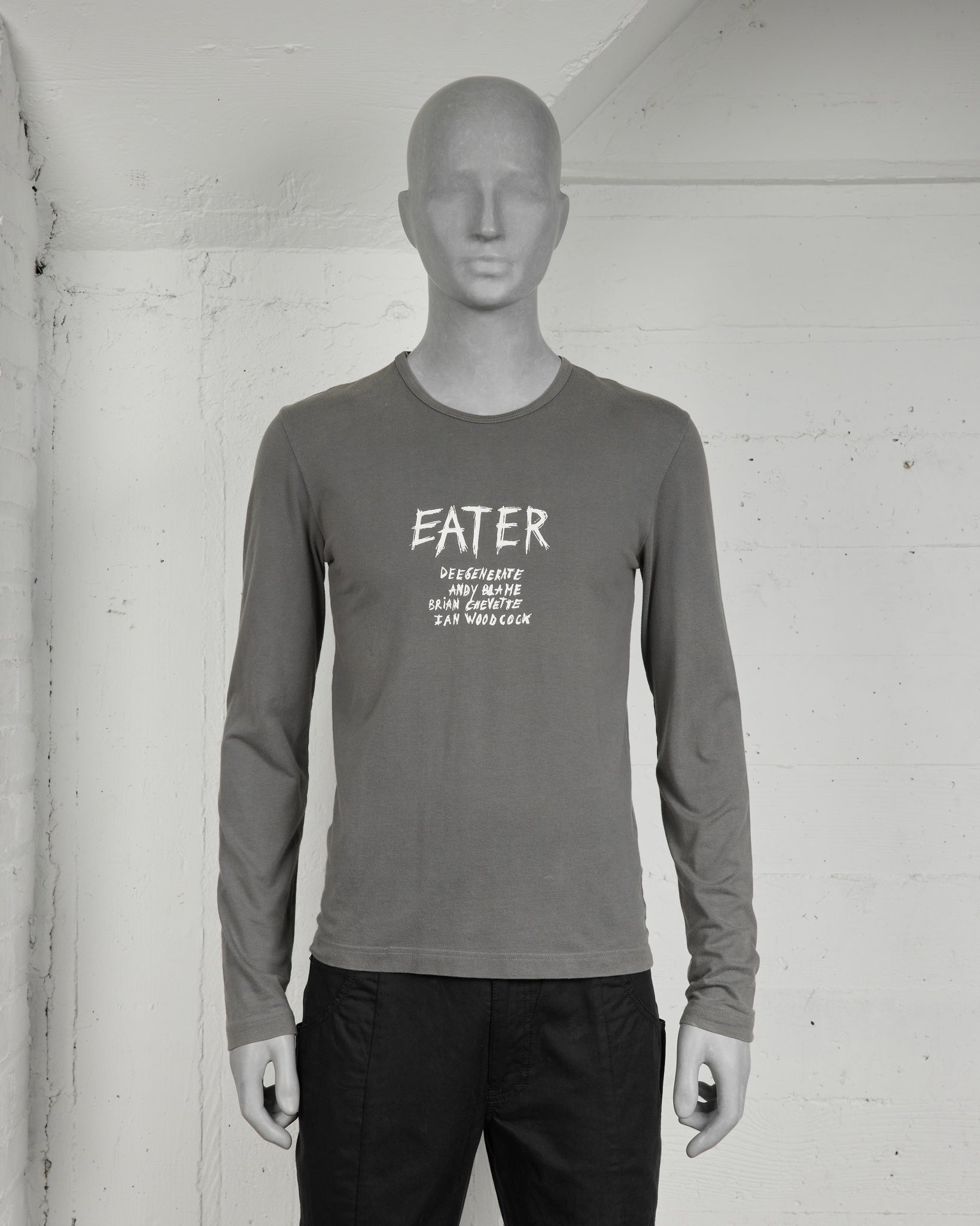 Raf Simons "Eater" Long Sleeve T-Shirt front