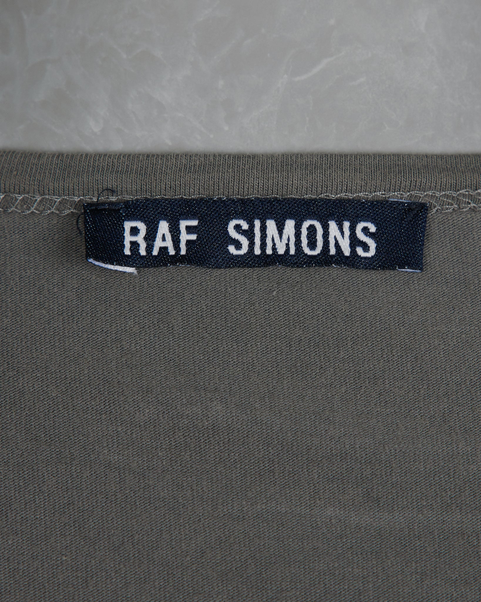 Raf Simons "Eater" Long Sleeve T-Shirt tag
