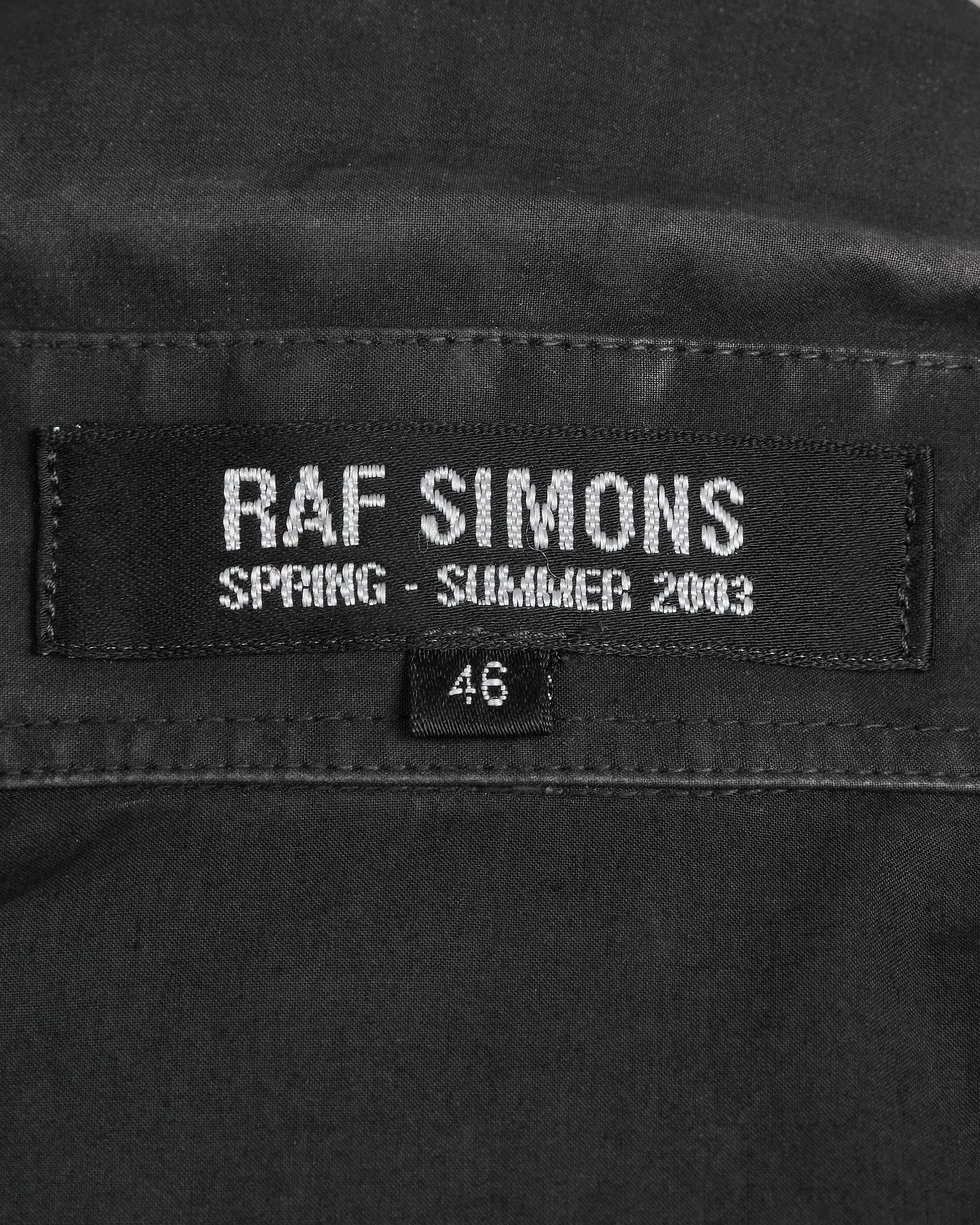 Raf Simons Consumed Short-Sleeve Button-Down Shirt - SS03
