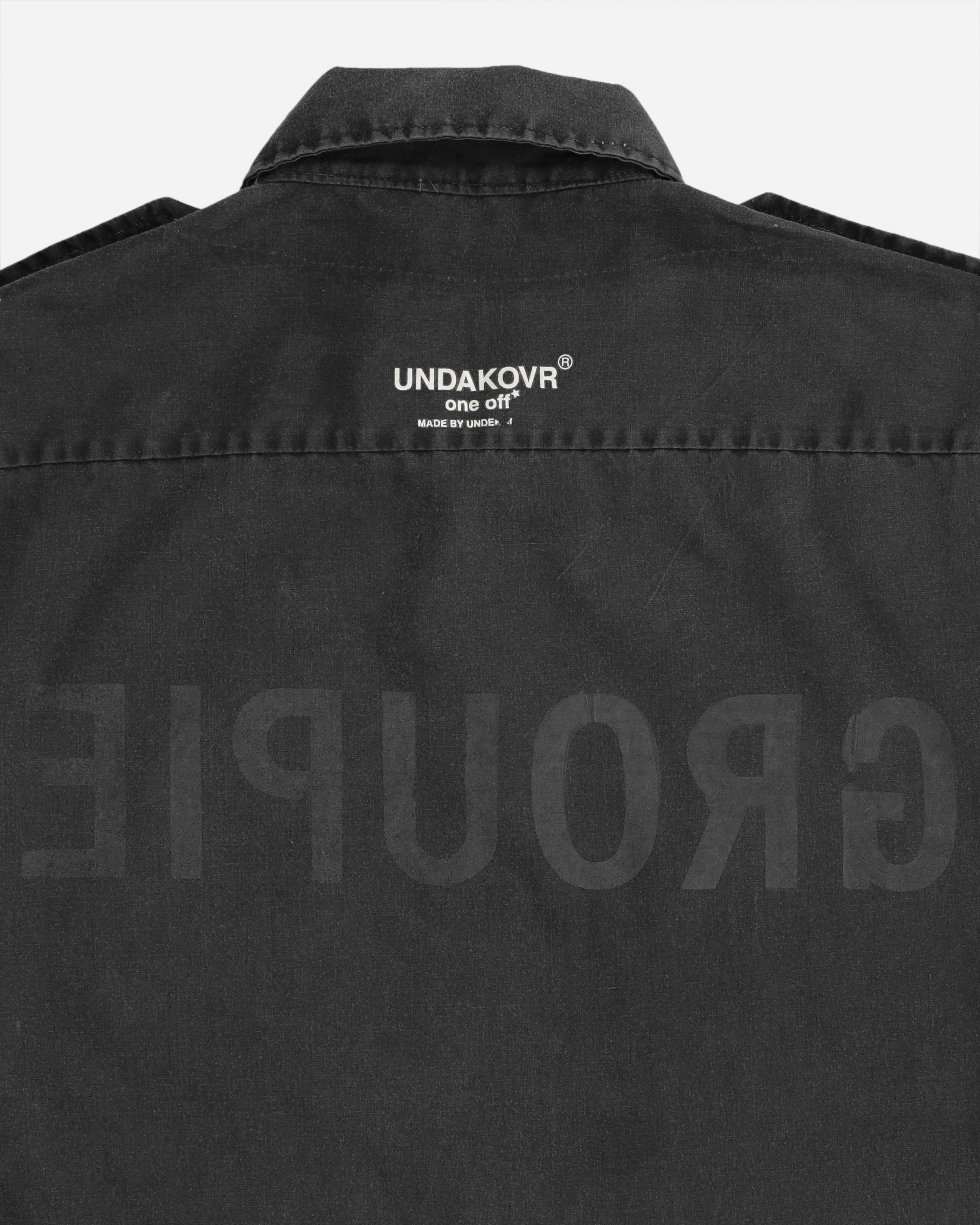 Undercover “One Off” Groupie Work Shirt - SS99 “Relief” - SILVER