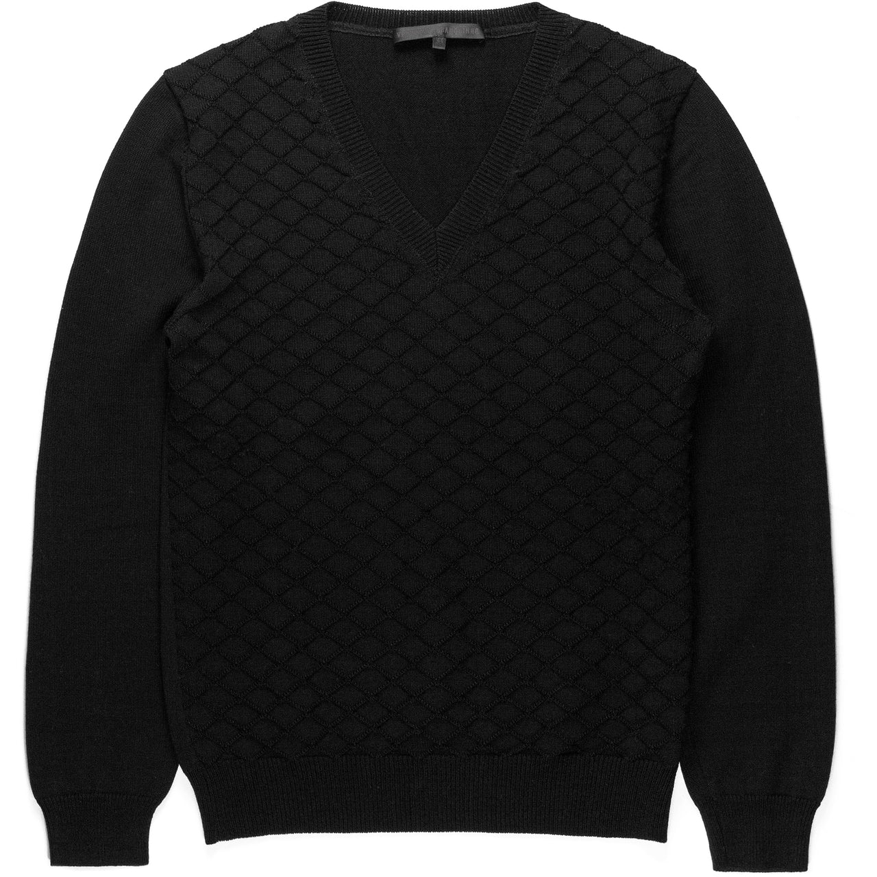 Veronique Branquinho Man Black V-Neck Sweater