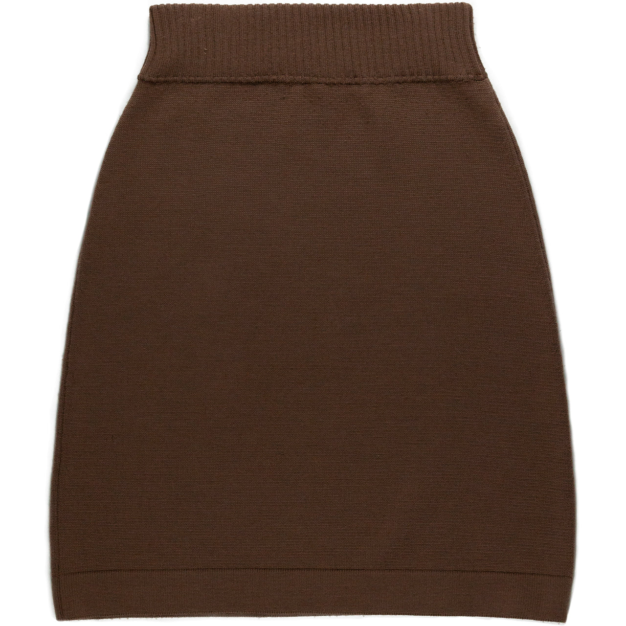 Veronique Branquinho Brown Knitted Skirt