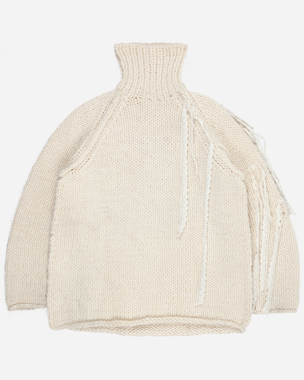 Yohji Yamamoto Pour Homme "Sample" Lace Turtleneck Sweater - AW94