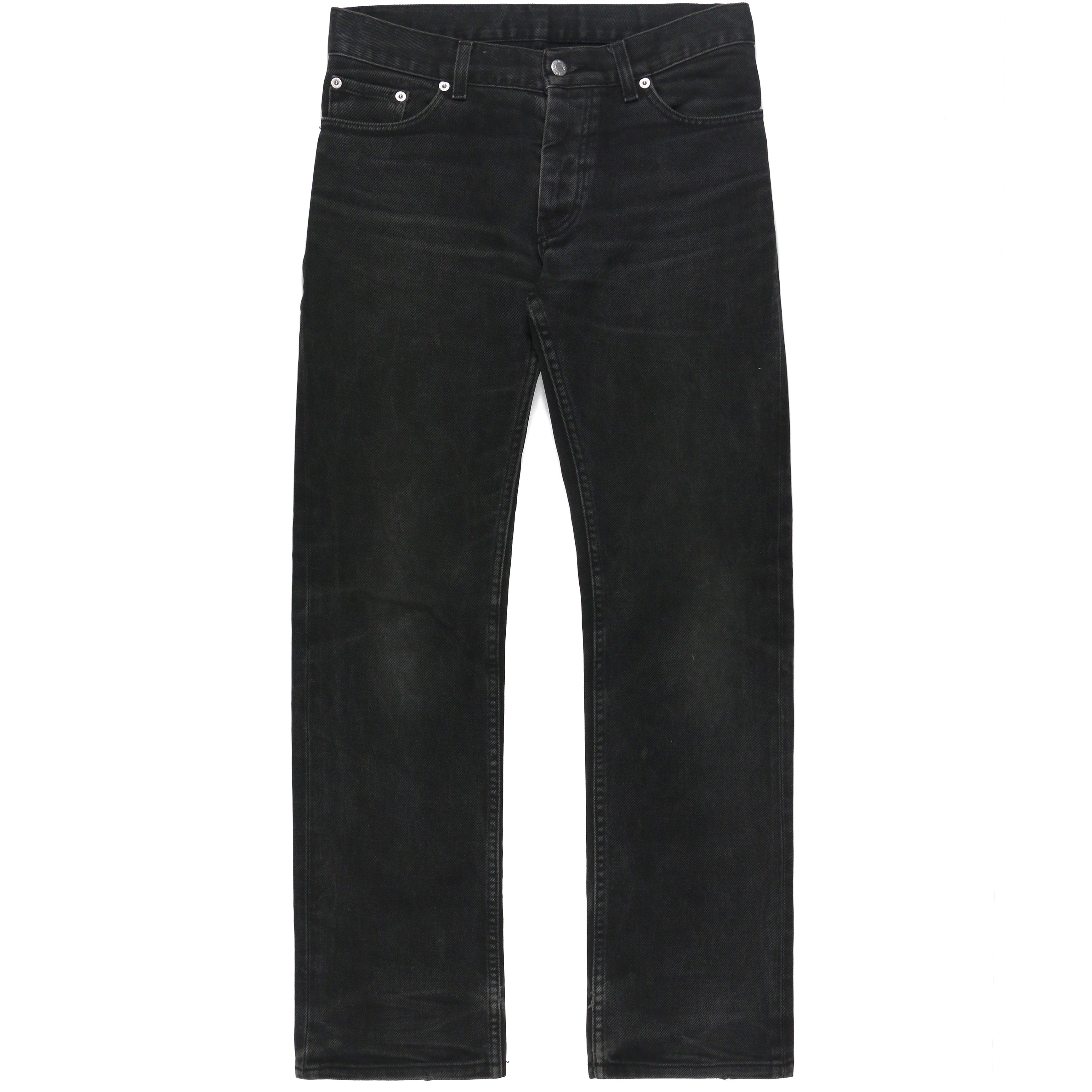 Helmut Lang Black Washed Jeans - 1999 - SILVER LEAGUE