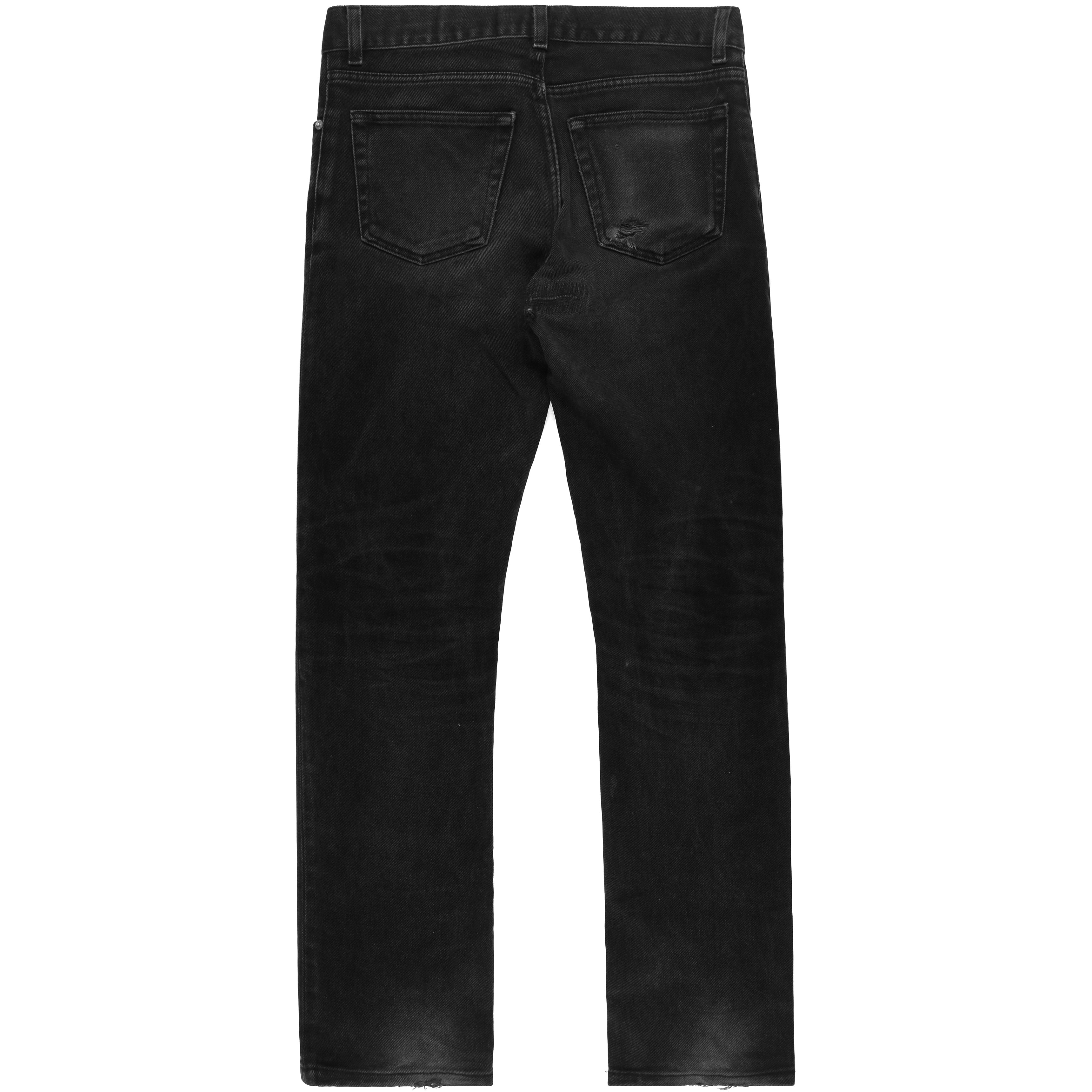 Helmut Lang Black Washed Jeans - 1999 - SILVER LEAGUE
