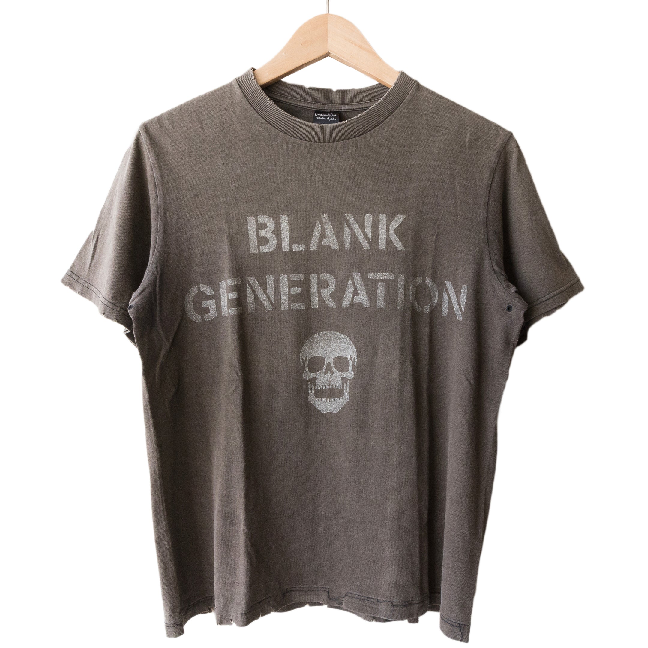 ナンバーナイン Tシャツ BLANK GENERATION