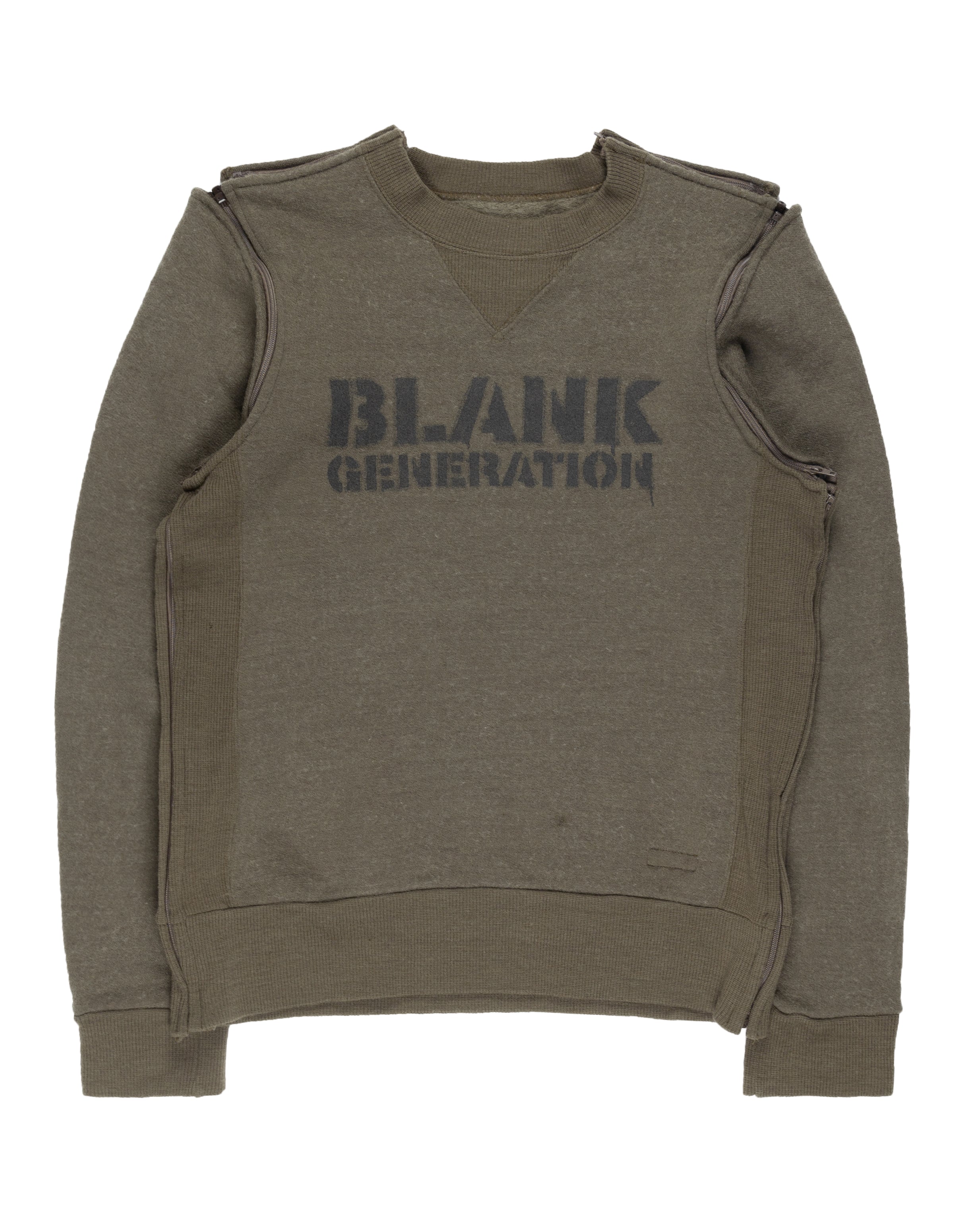 Undercover Blank Generation Olive Sweater - AW99 “Ambivalence”