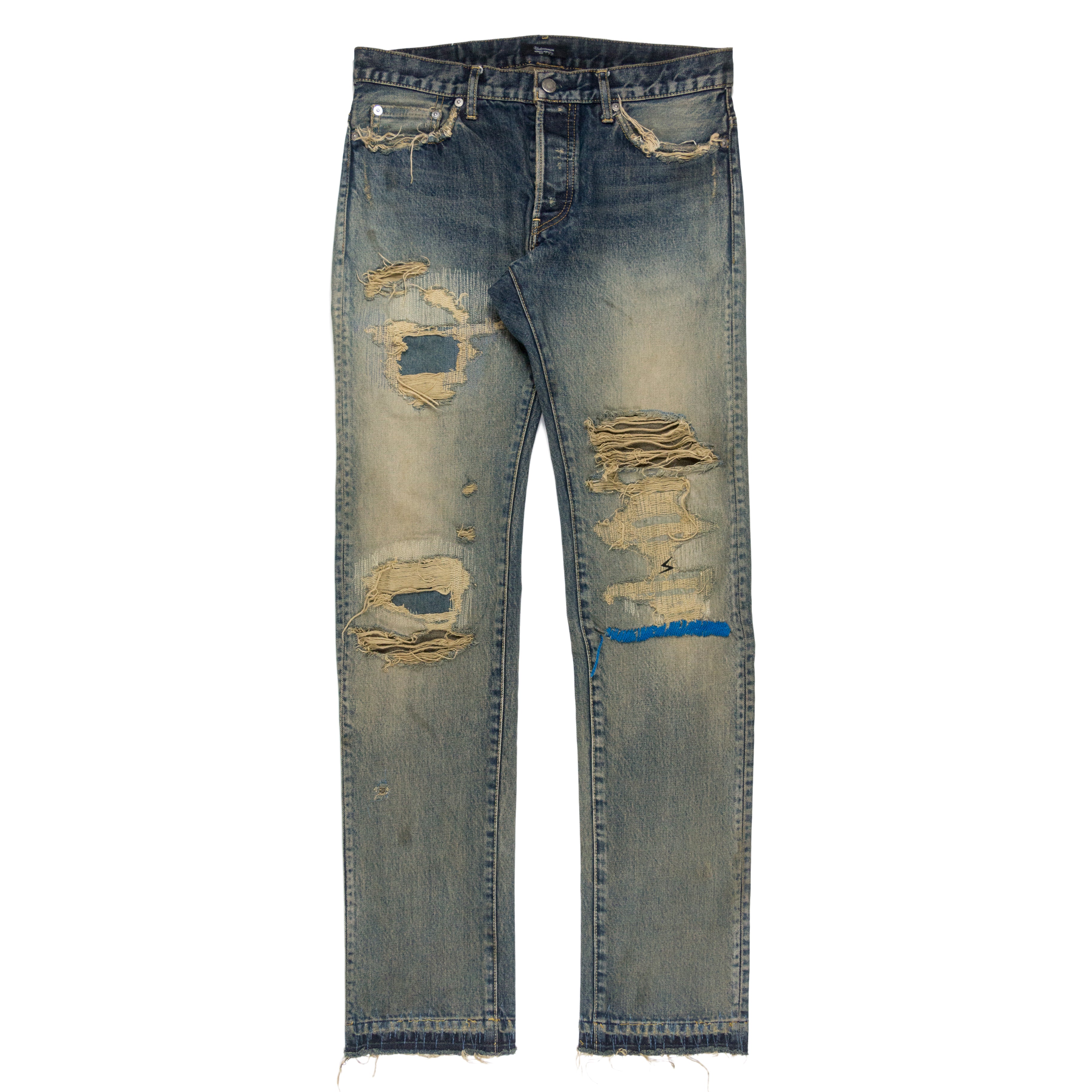 Undercover 68 Blue Yarn Jeans - SS10 Reissue - SILVER LEAGUE