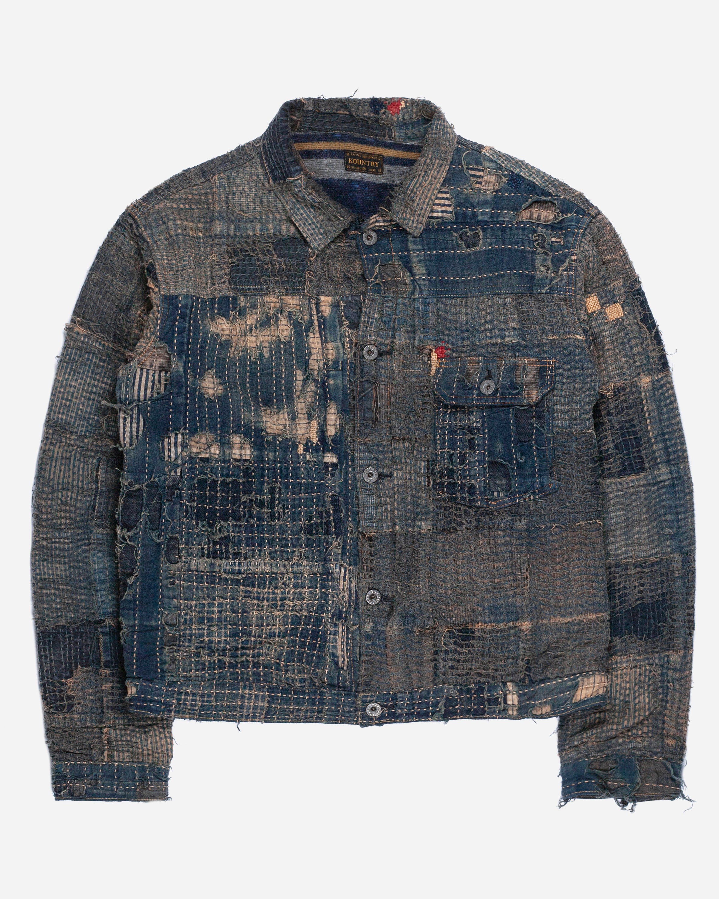 Kapital Kountry 1st Boro Trucker Jacket - AW13 - SILVER LEAGUE