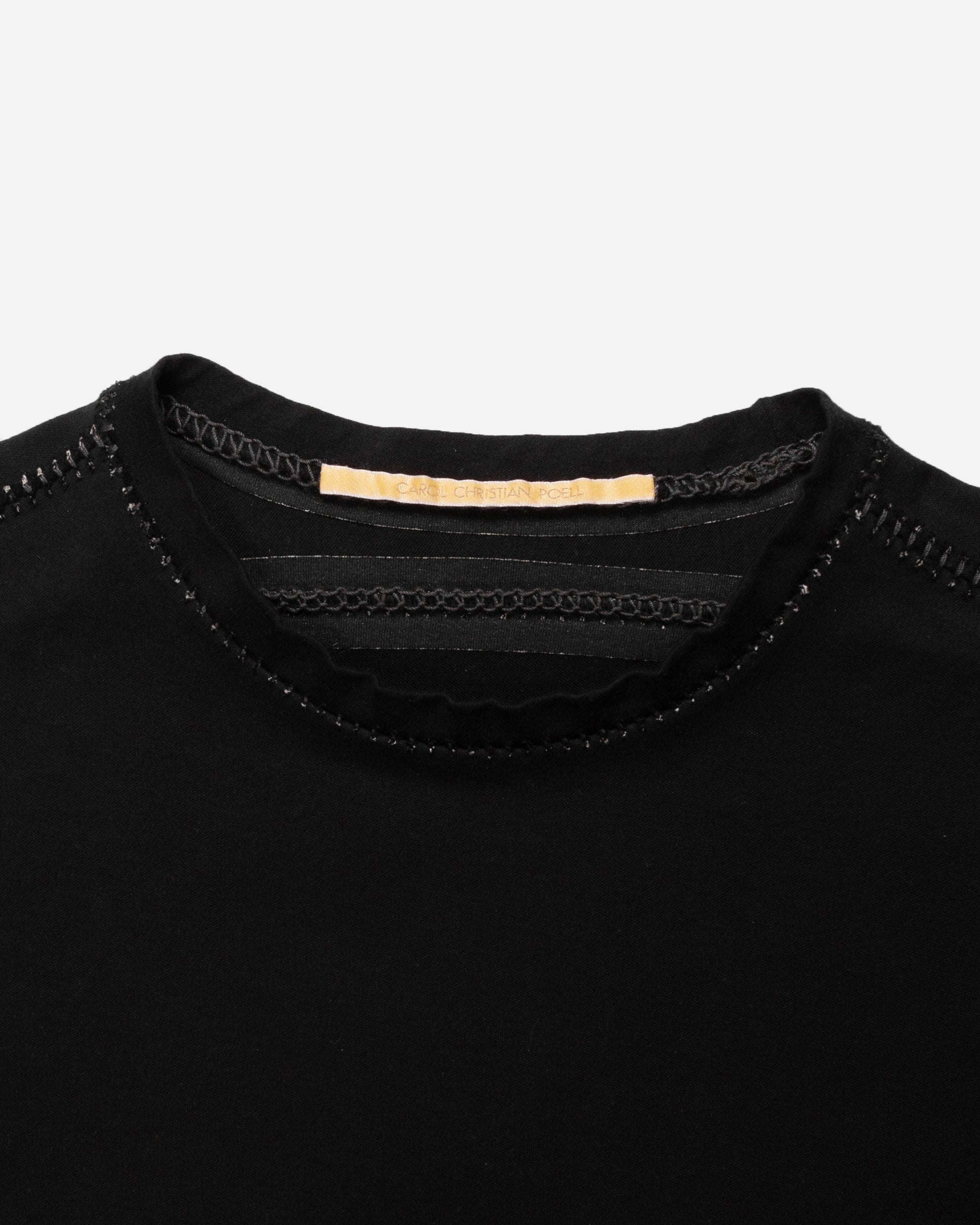 Carol Christian Poell Overlock-Stitched Long-Sleeve Tee - SS05