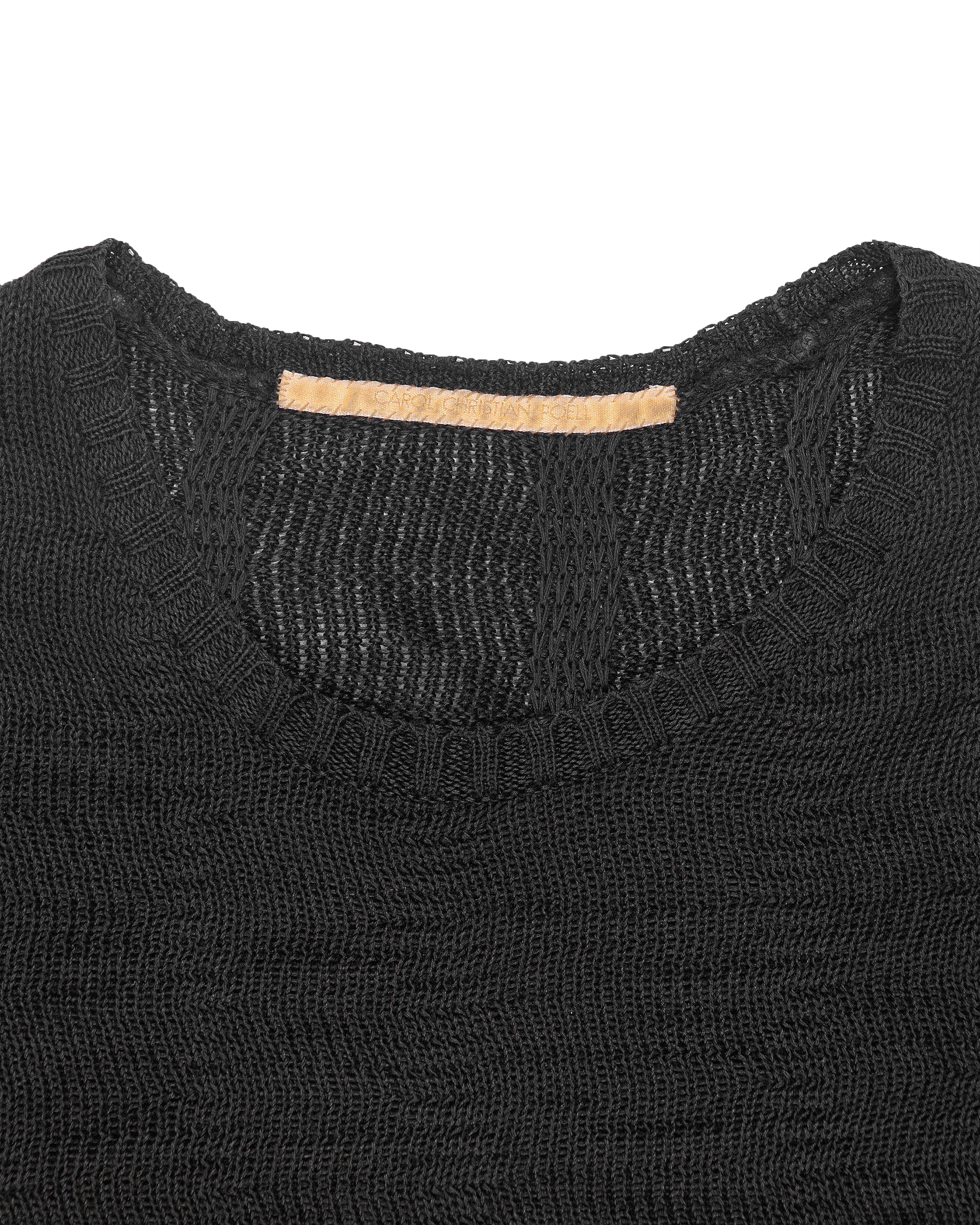 Carol Christian Poell Ramie Warp Knit Sweater - AW07 “Disjointed”