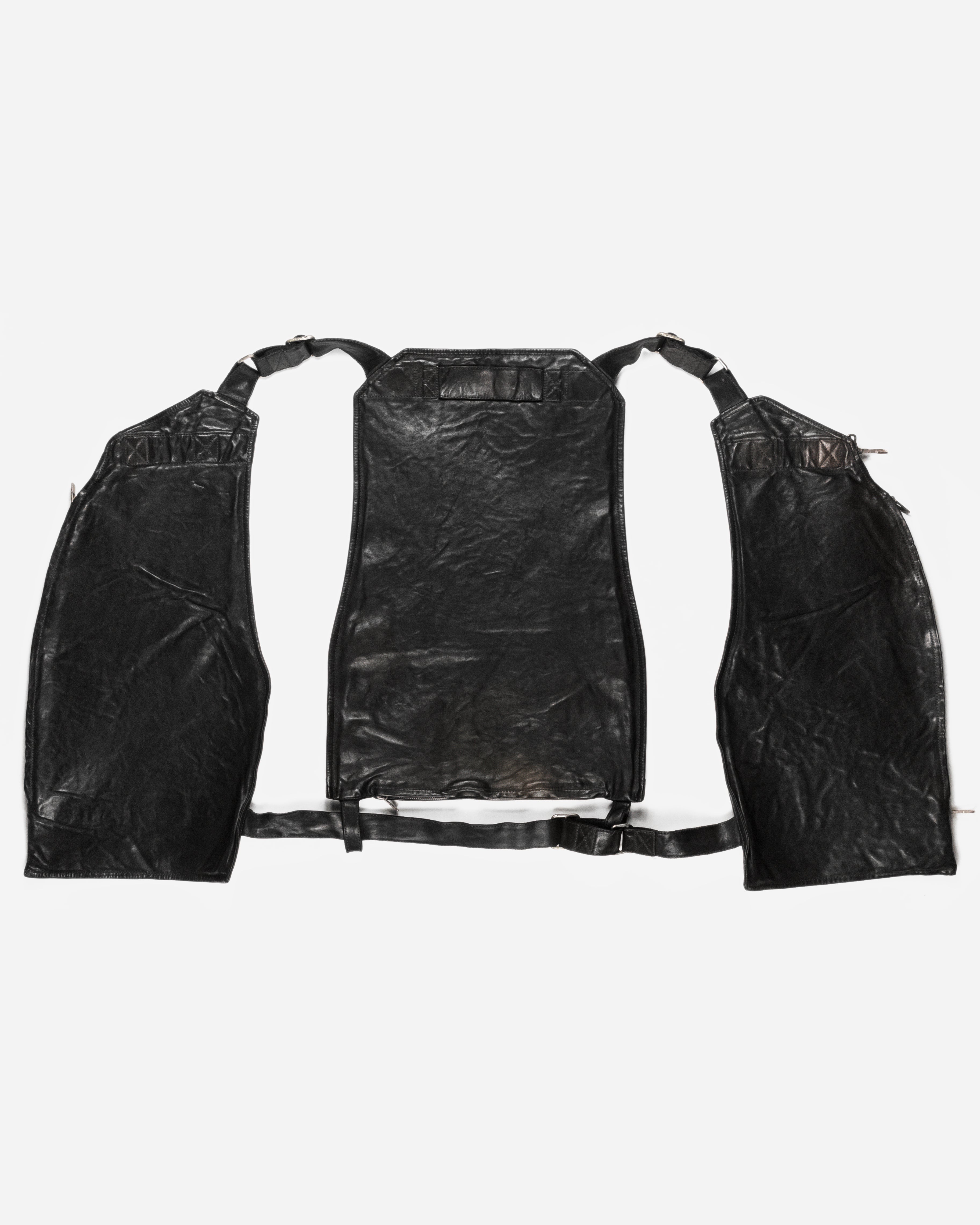 正規品販売! CarolChristianPoell OBJETTANNED BAG VEST レザー