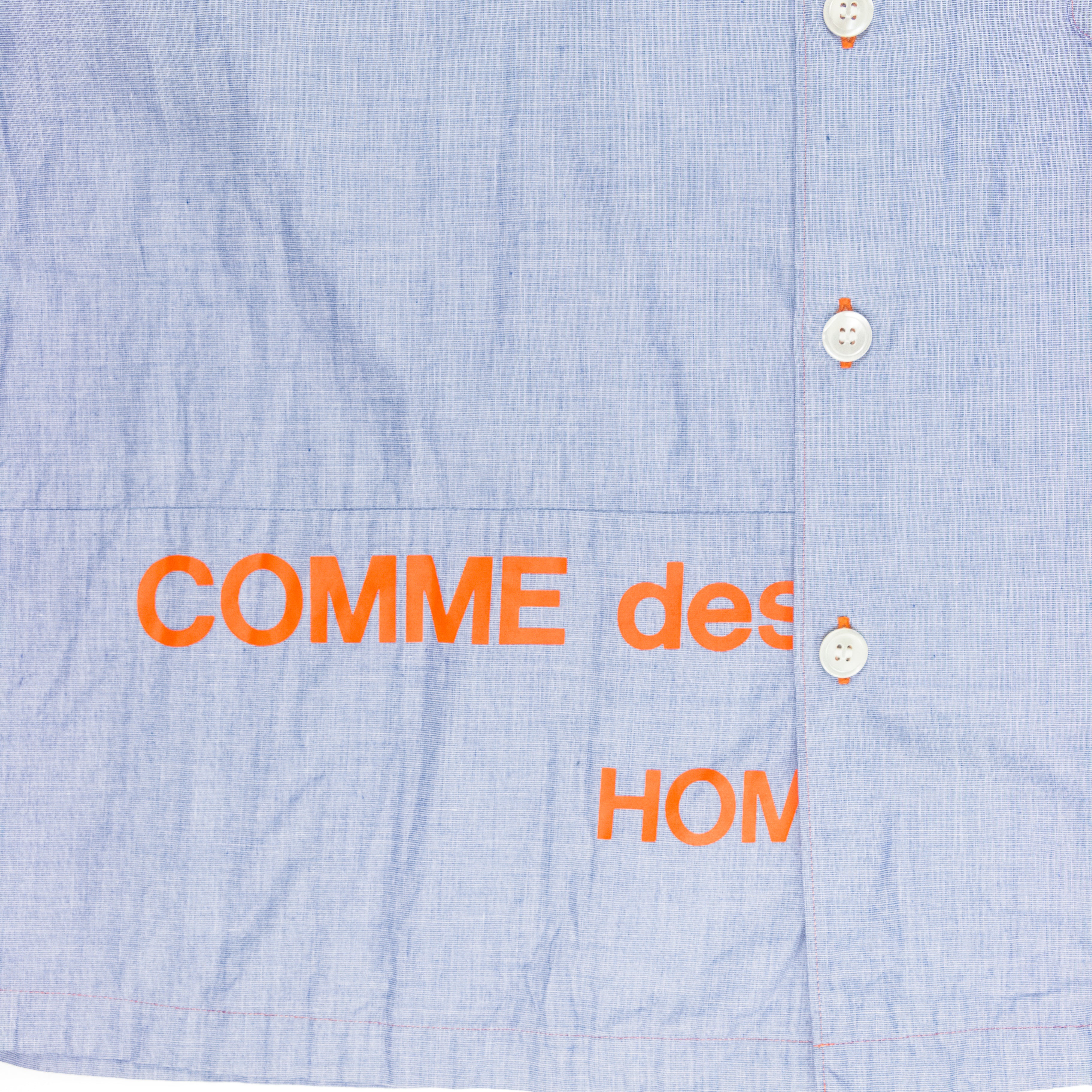 Comme des Garçons Homme Split Logo Shirt - AW01 - SILVER LEAGUE