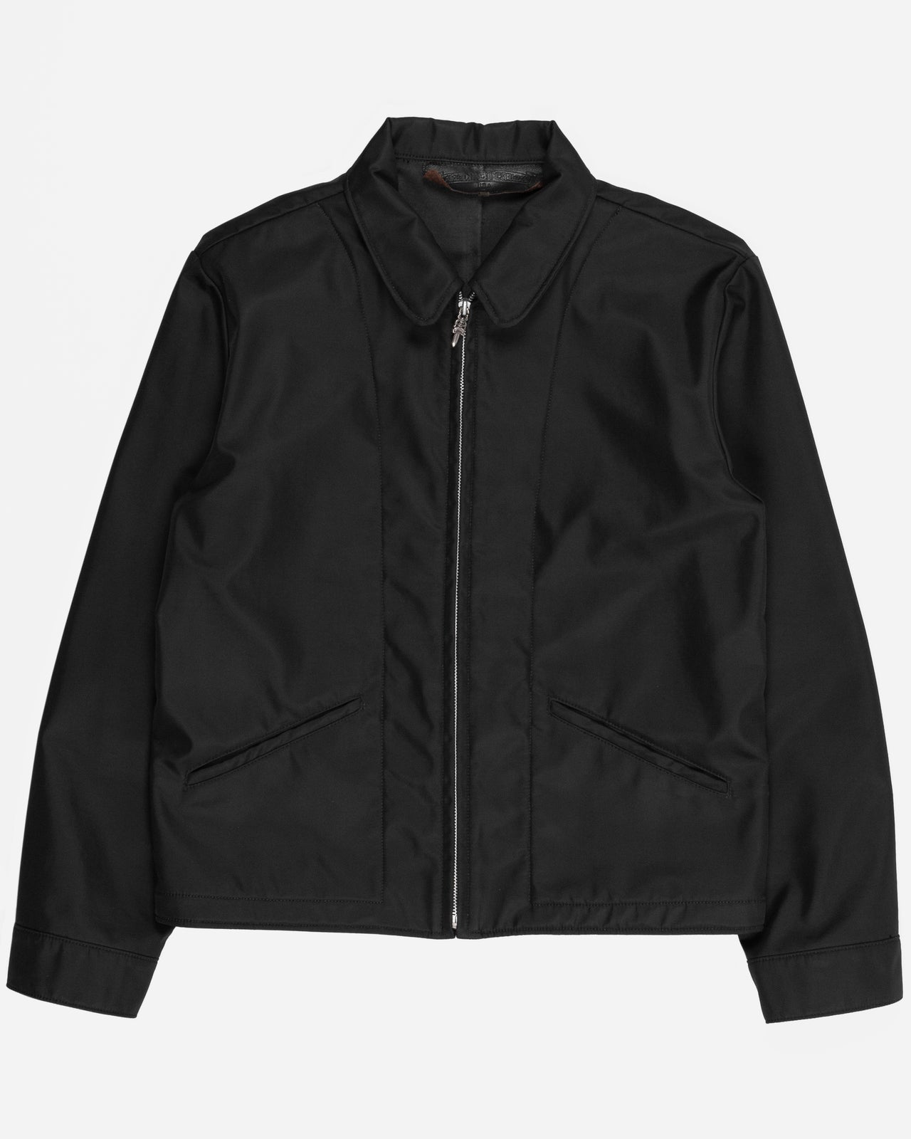 Chrome Hearts Leather Patched Nylon Work Jacket