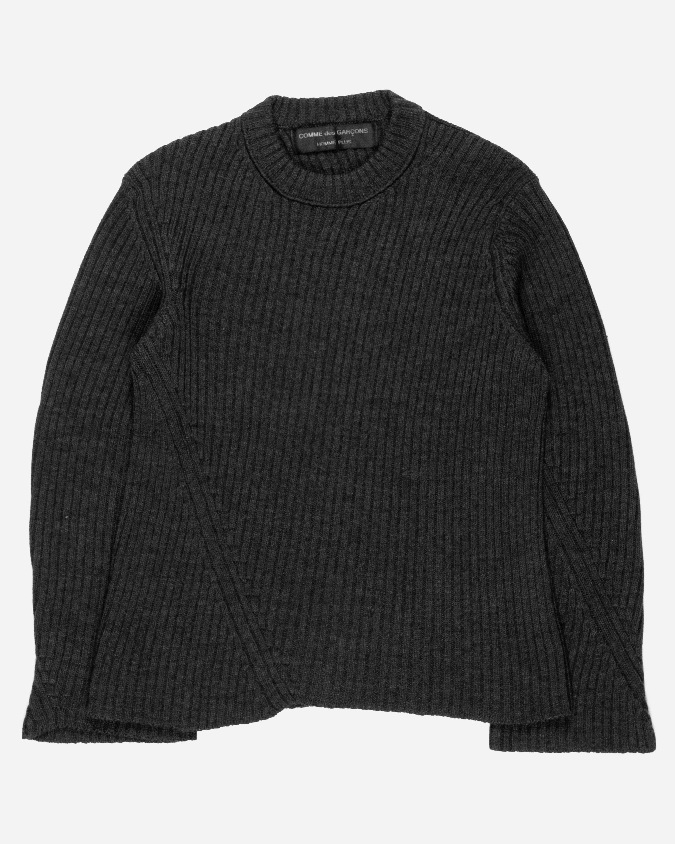 Comme des Garçons Homme Wool Knit Twisted Seam Sweater - AD1997 