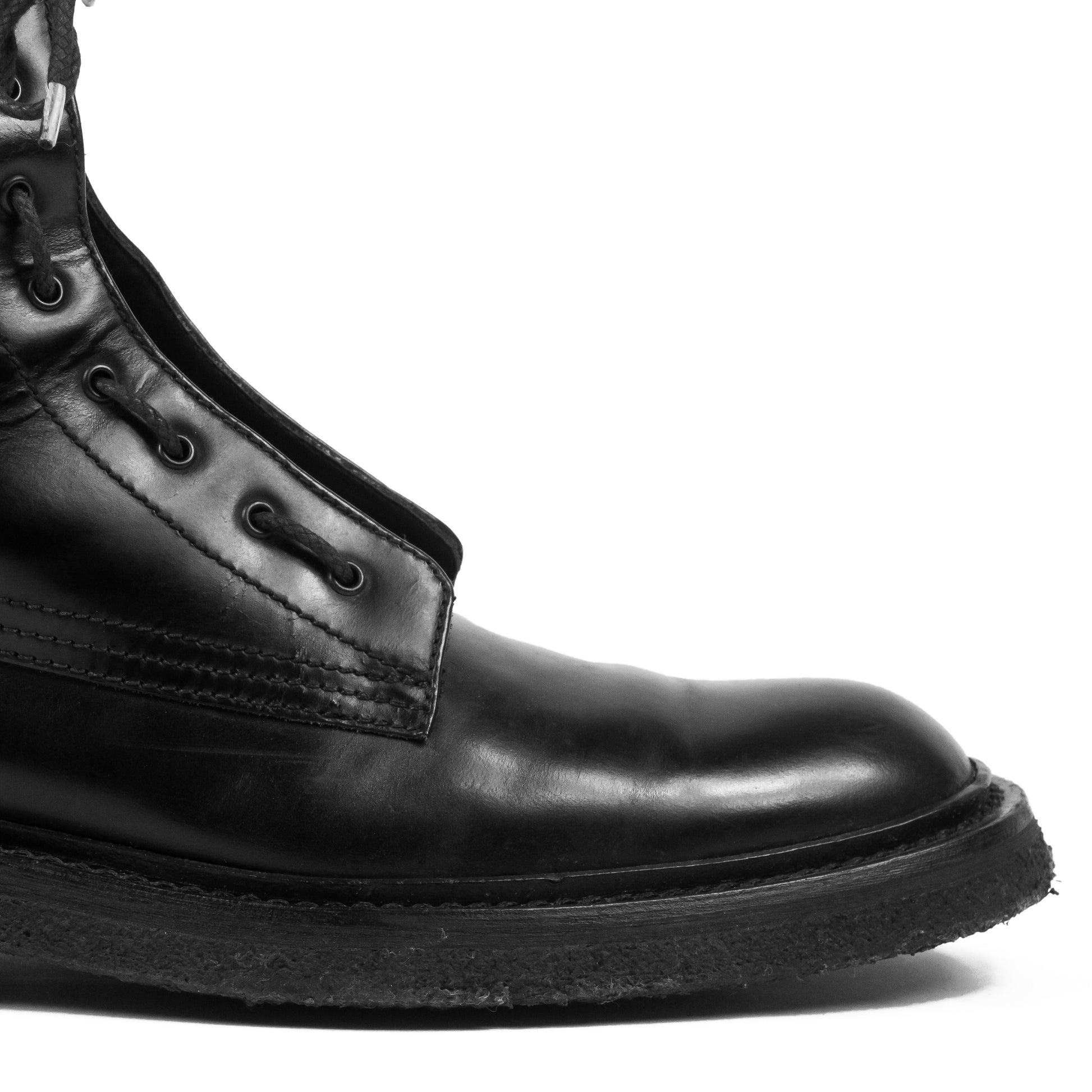 Dior Men's Black Leather Combat Boots