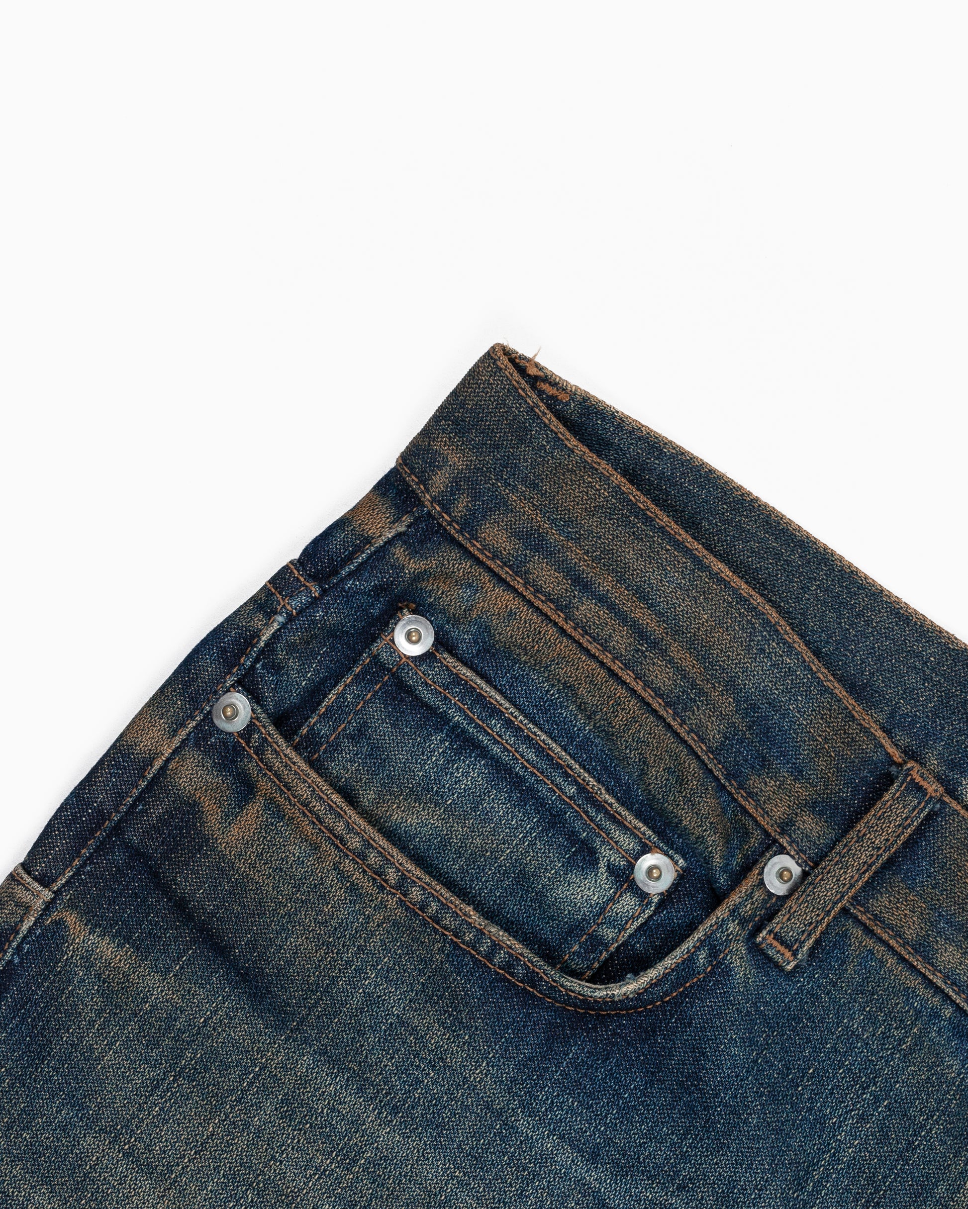 Dior Homme Mud Wash Denim Jeans - 2000s - SILVER LEAGUE
