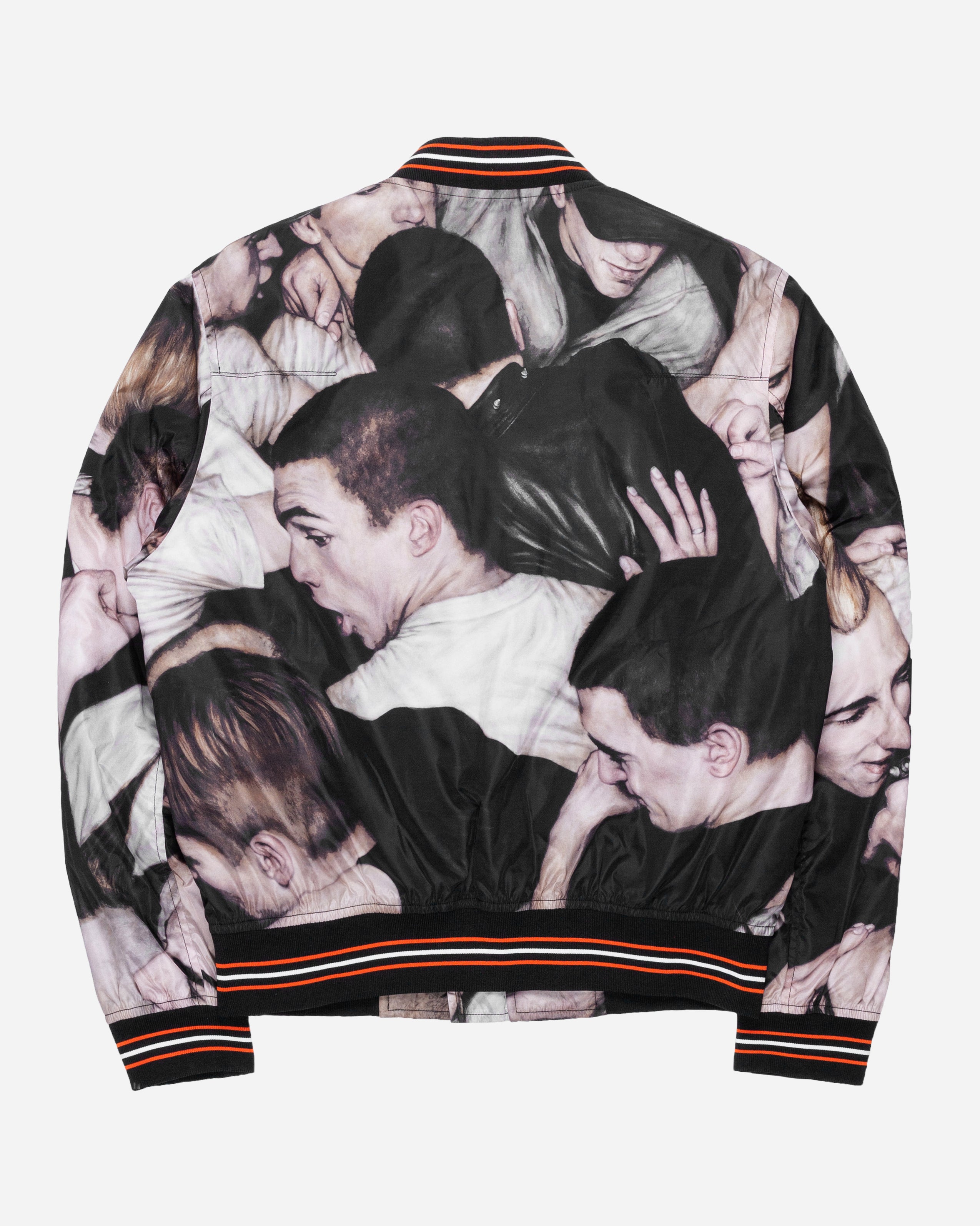Dior Homme Dan Witz “Mosh Pit” Bomber Jacket - AW17 - SILVER LEAGUE