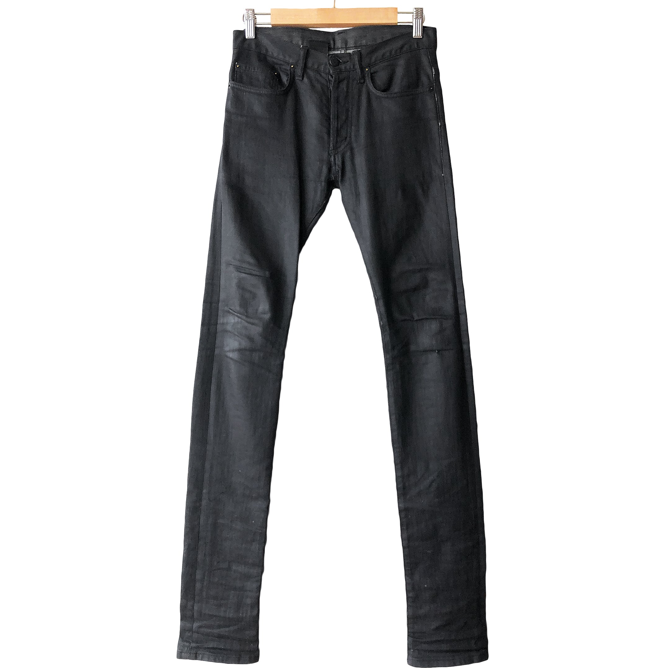 Dior homme hot sale waxed jeans