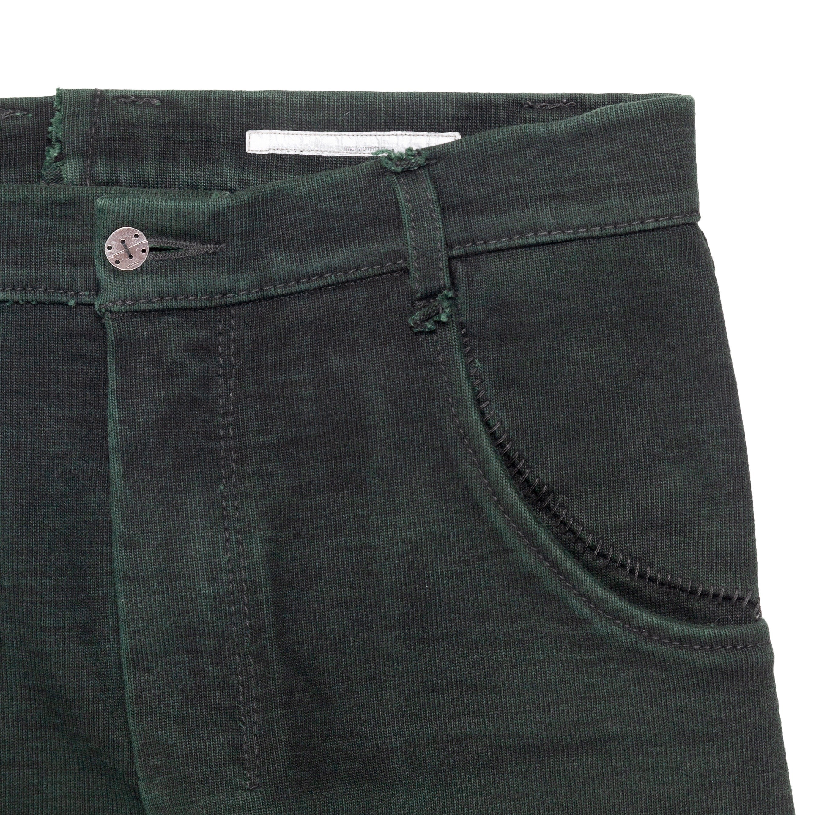 Taichi Murakami Carbon Green “XJ” Heavy Jersey Jeans - SILVER LEAGUE