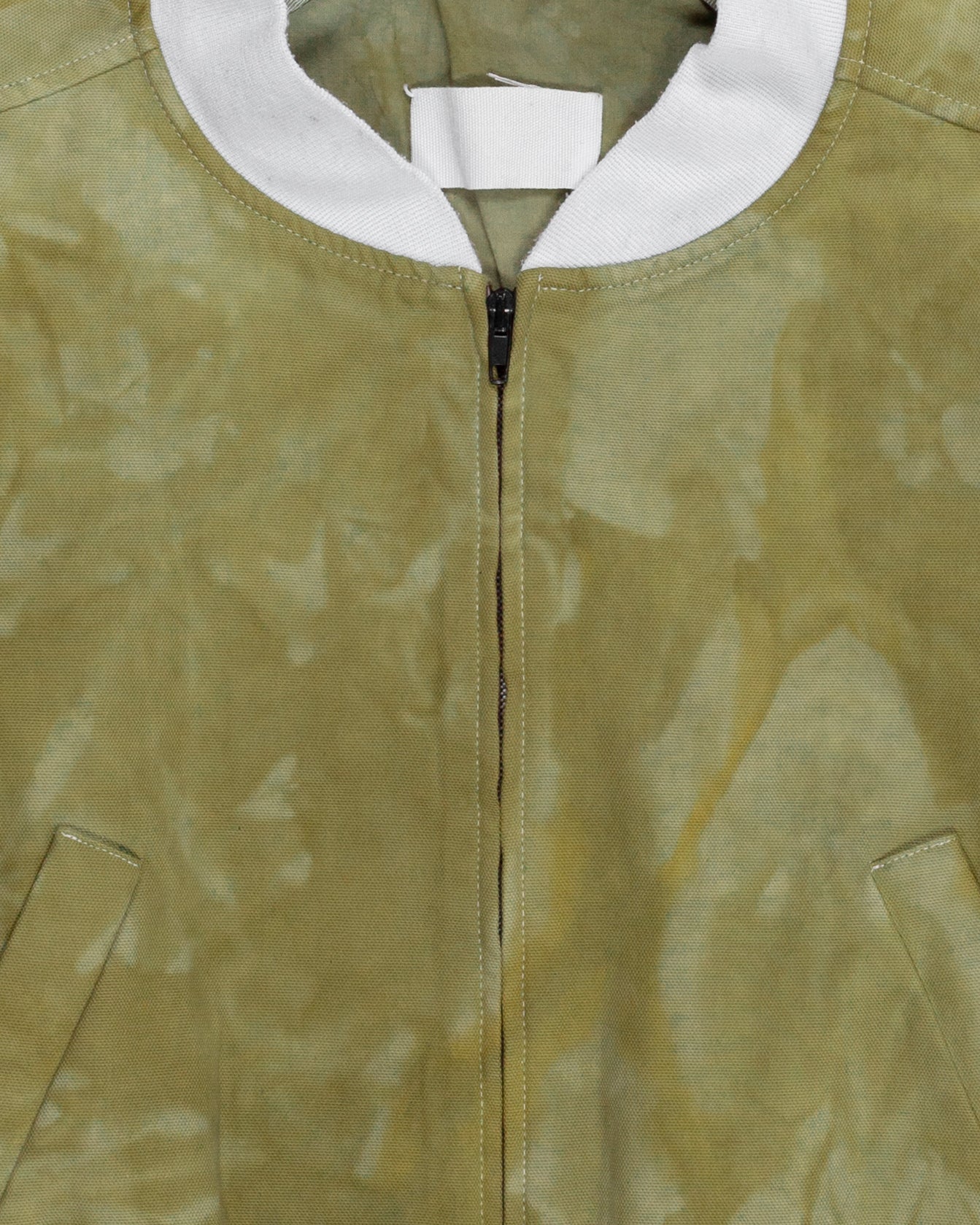 Maison Martin Margiela Blank Tag Olive Canvas Jacket - SILVER LEAGUE