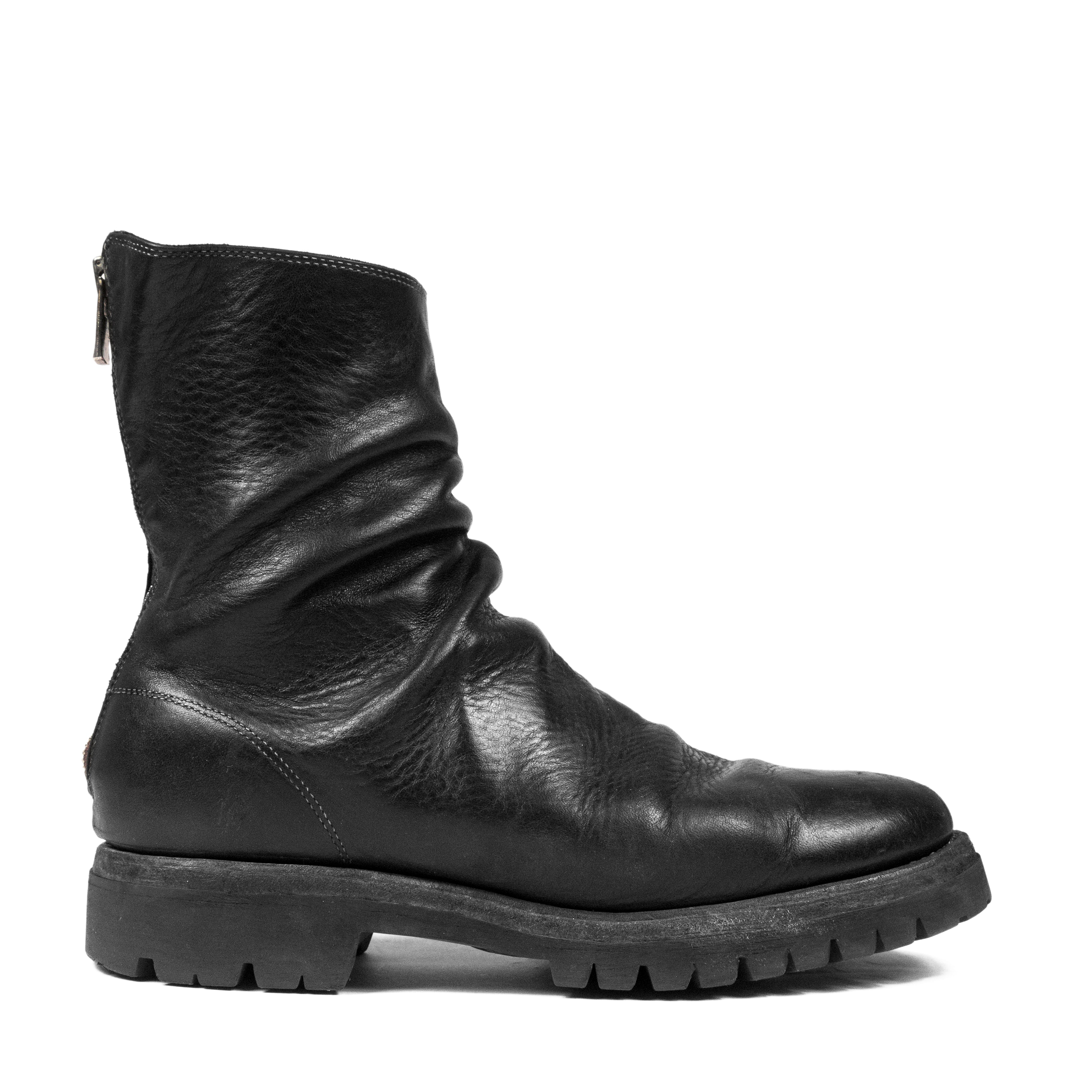 Guidi 988 Baby Calf Lug Back-Zip Boot - SILVER LEAGUE