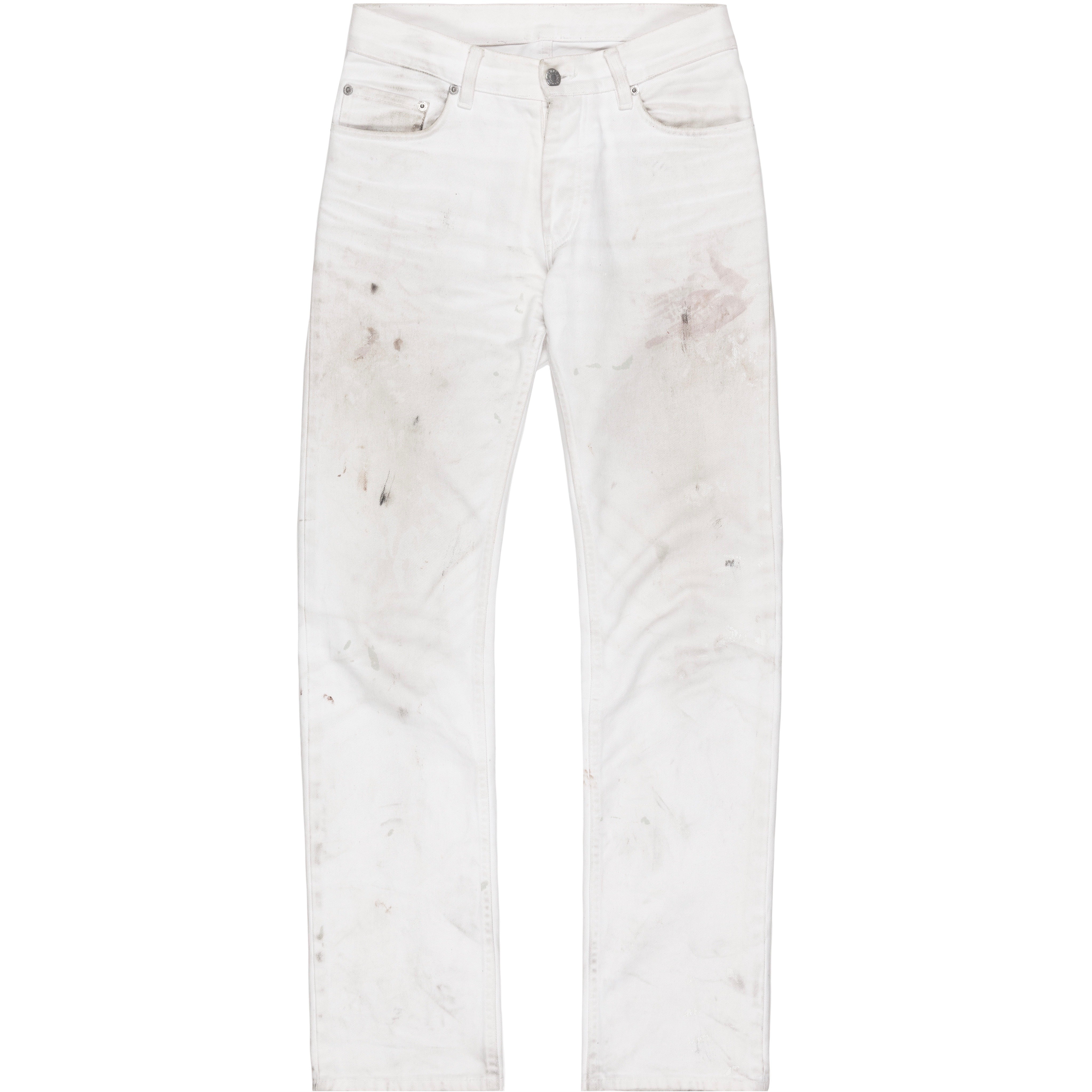 Helmut Lang White Painter Jeans - AW98