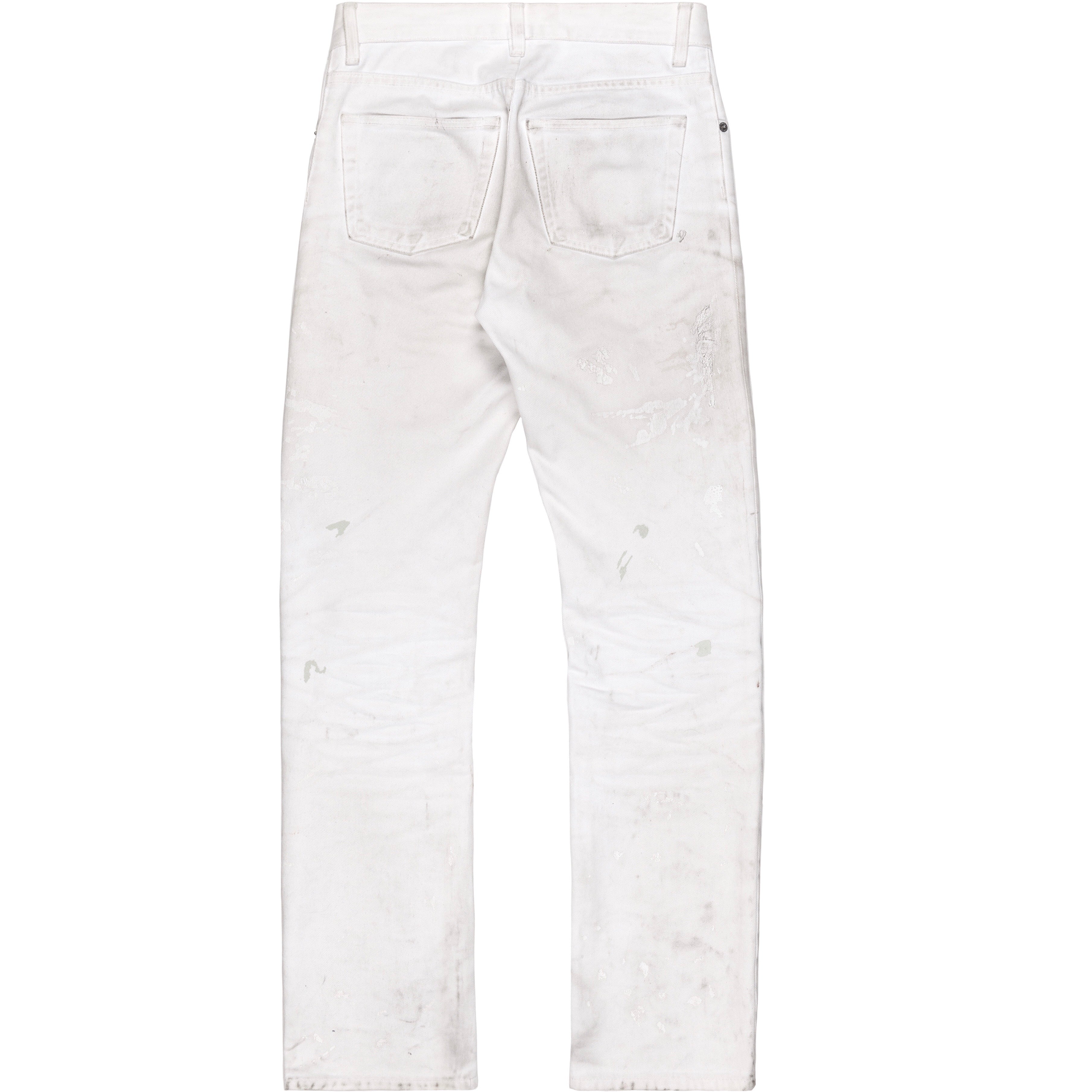 Helmut Lang White Painter Jeans - AW98 - SILVER LEAGUE