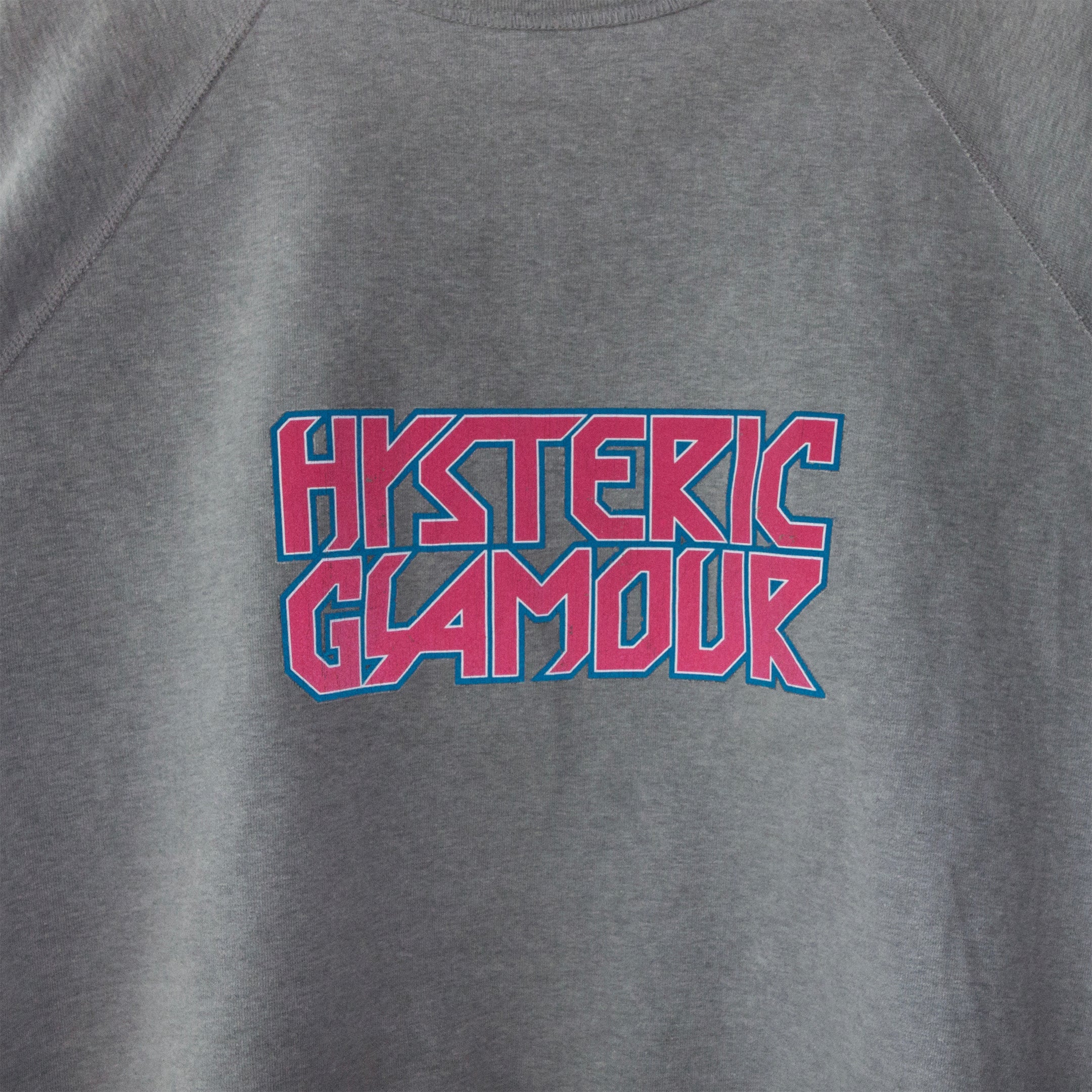 Hysteric Glamour Reflective Logo Crewneck - SILVER LEAGUE