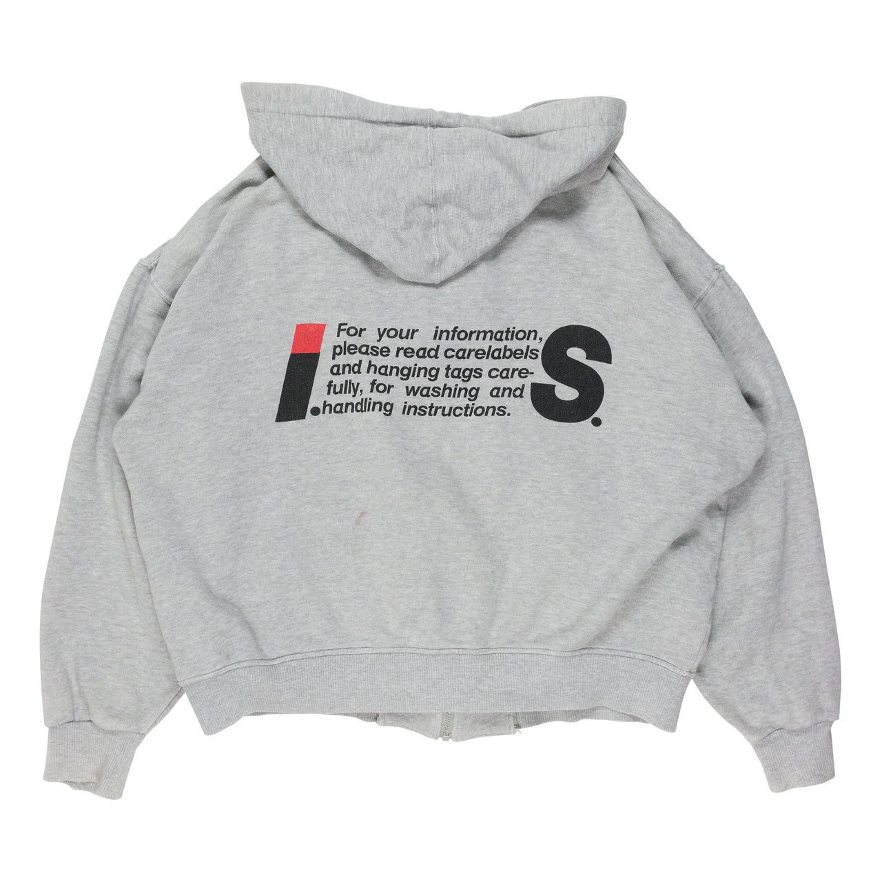 Issey Miyake Grey Sports Hooded Sweatshirt