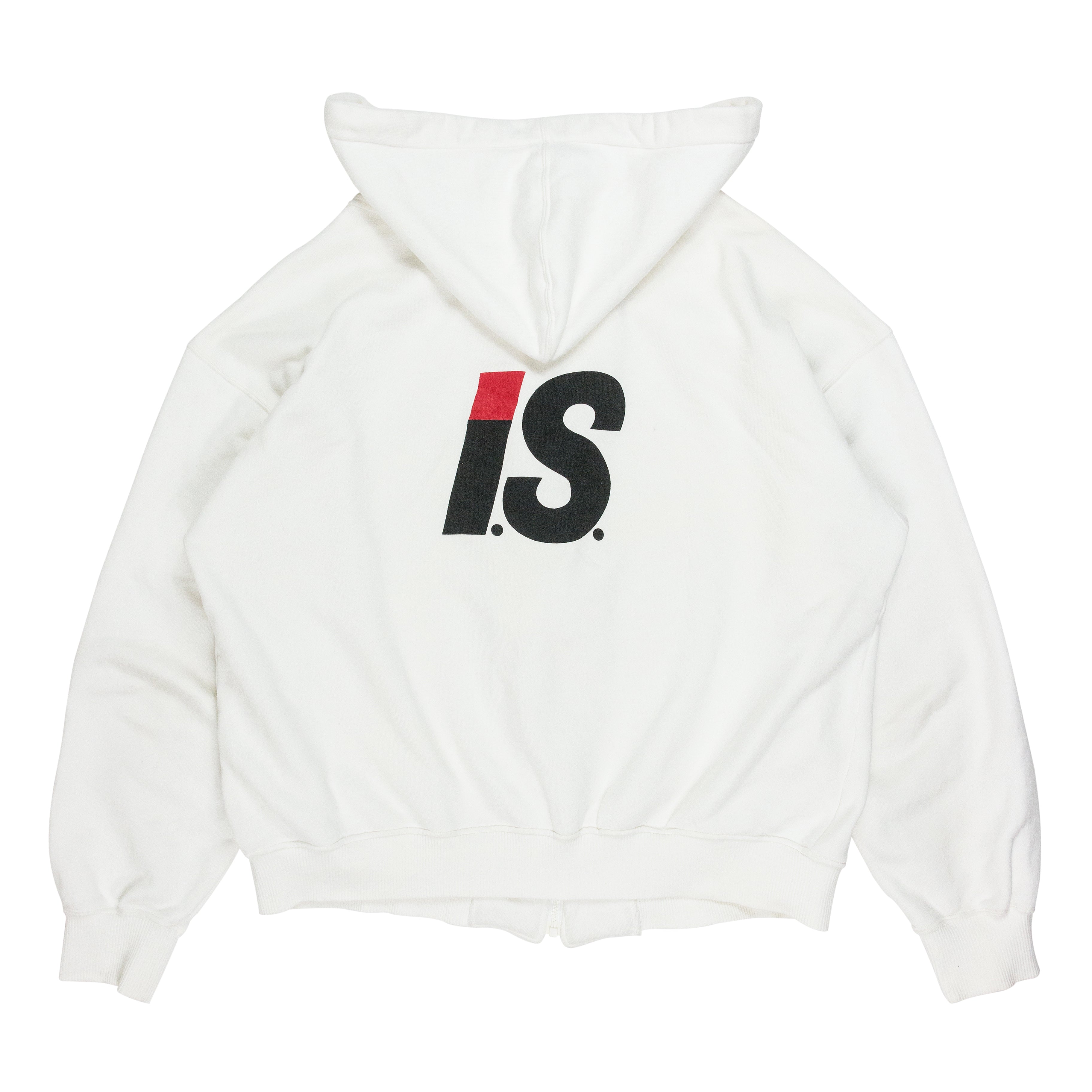 Issey Miyake White Sports Hooded Sweatshirt - SILVER LEAGUE