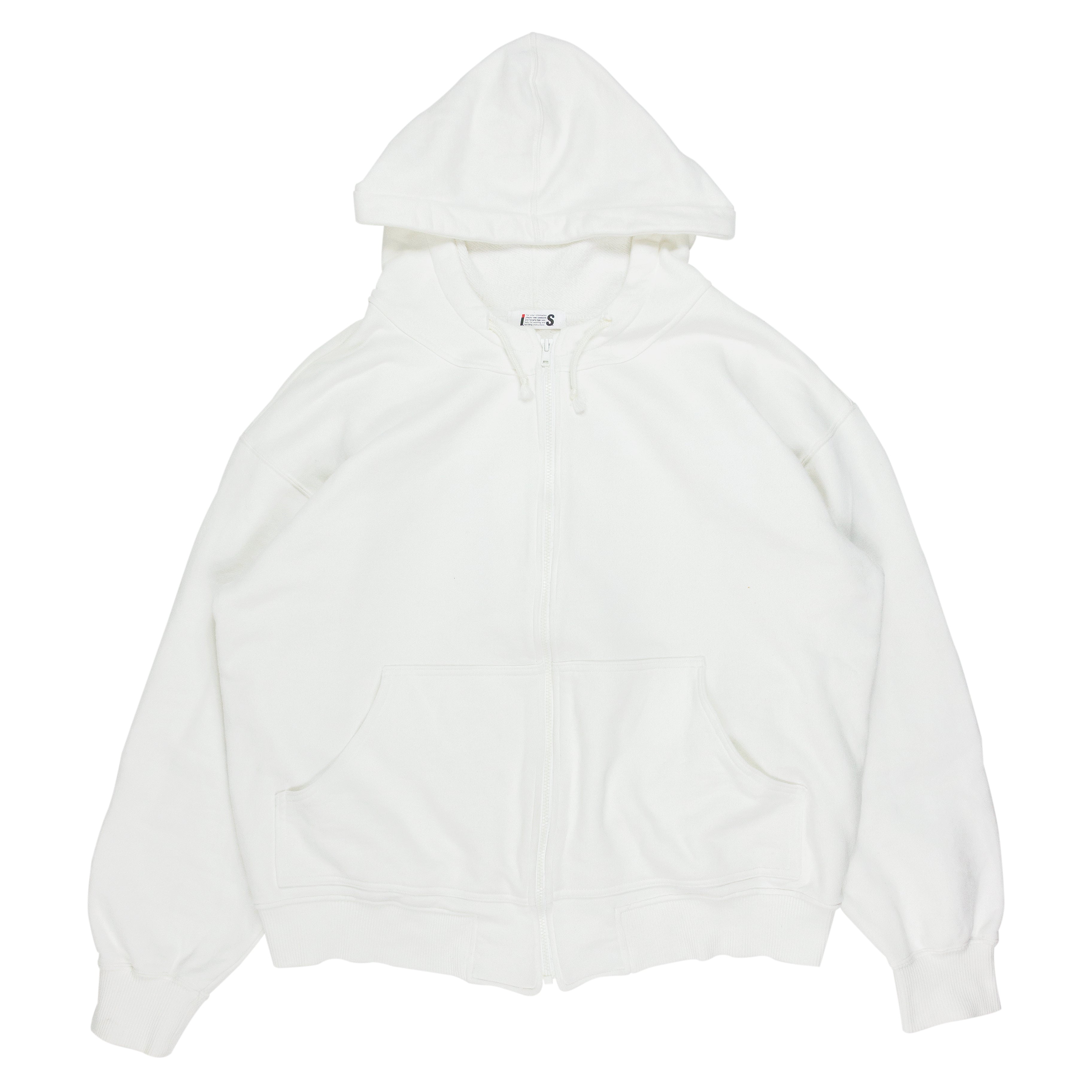 Issey Miyake White Sports Hooded Sweatshirt - SILVER LEAGUE